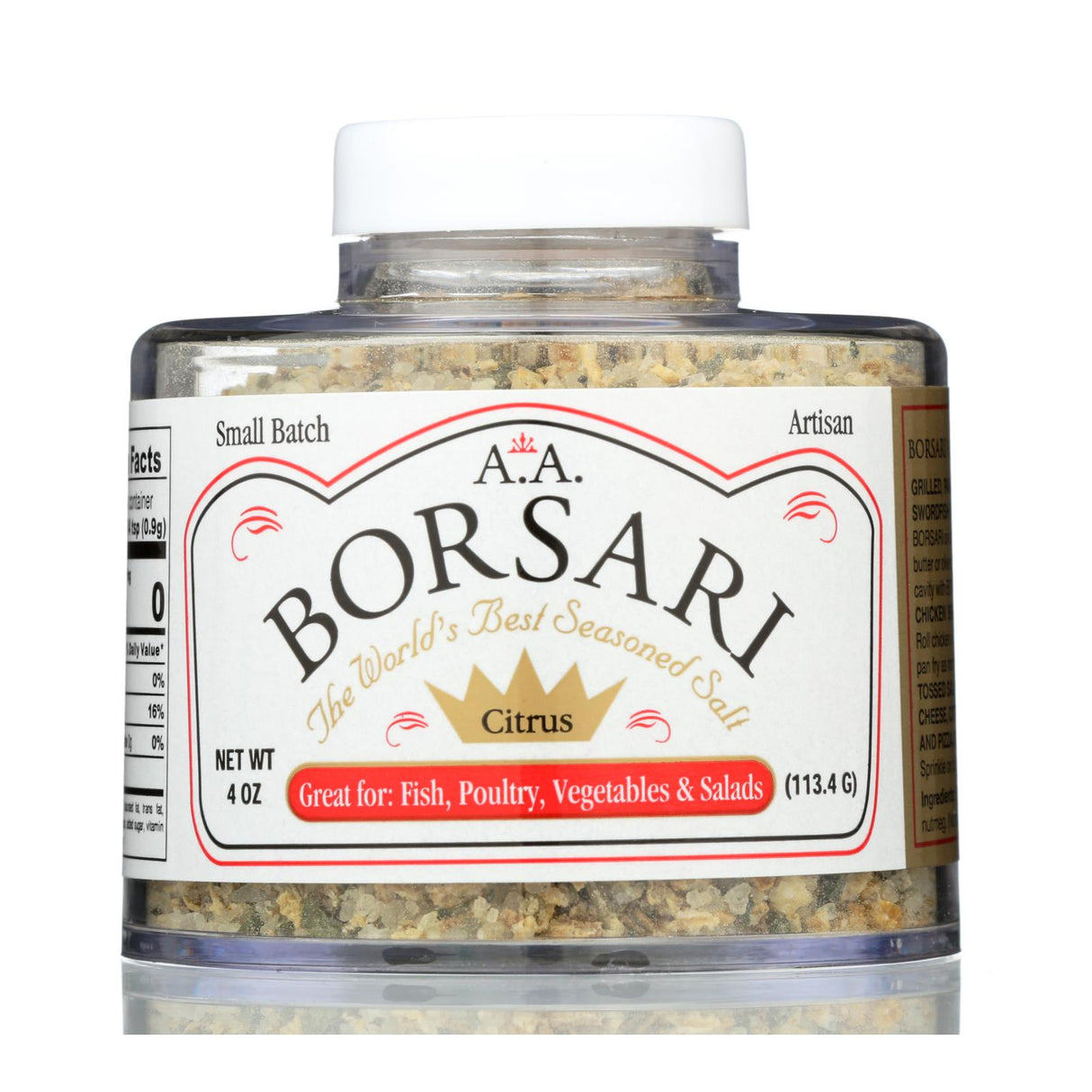 A.A. Borsari Seasoned Salt 6-Pack (4 oz) - Gourmet All-Purpose Seasoning Blend