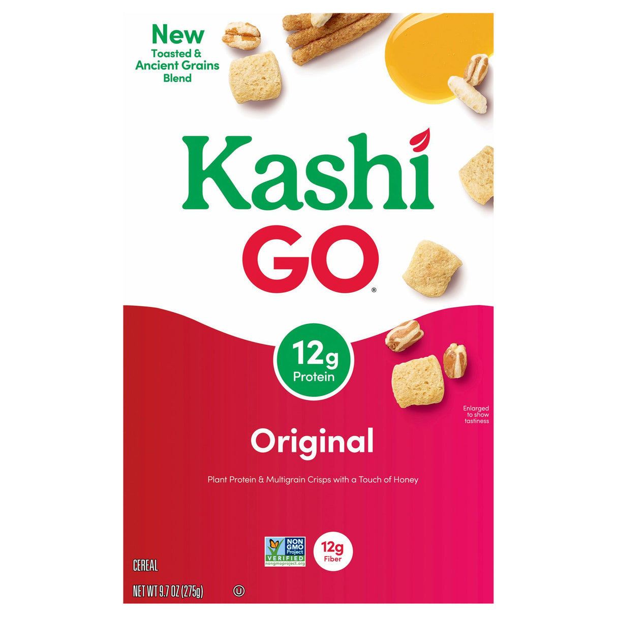 Kashi GO Cereal: High Protein, Plant-Based, 8-9.7 Oz