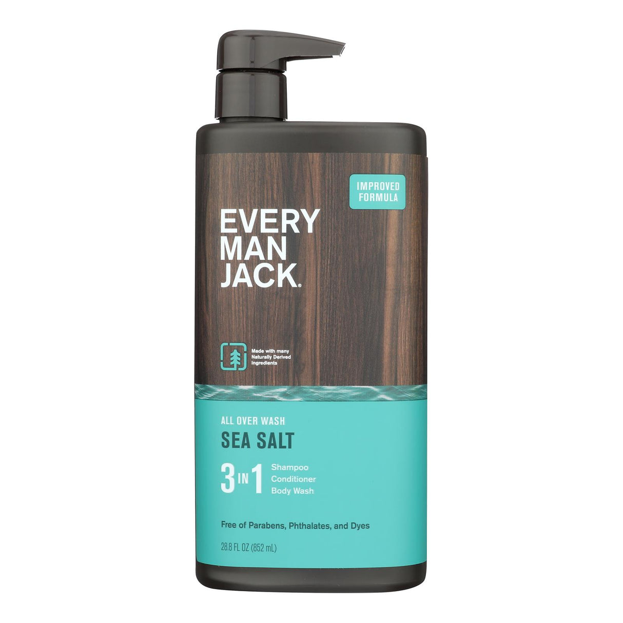 Every Man Jack 3-in-1 All Over Wash - Sea Salt - 28.8 Fl Oz
