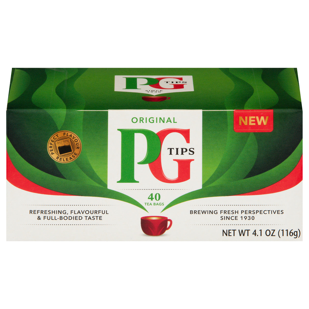 PG Tips Black Tea - 6 x 40 Bag - Natural Classic Blend