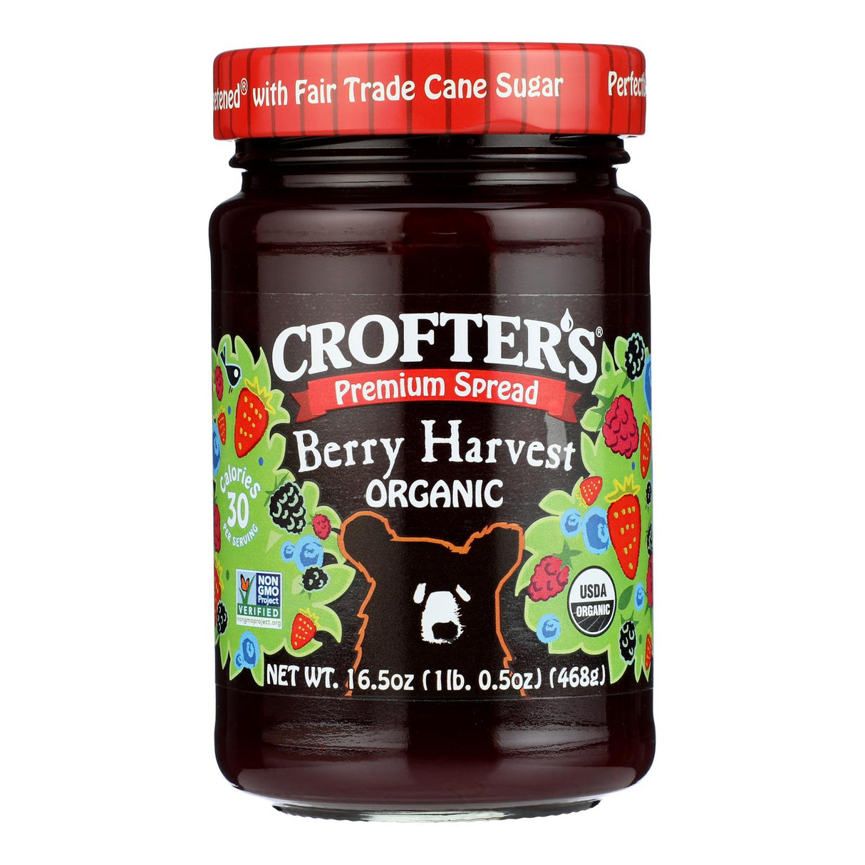 Crofter's Organic Berry Harvest Fruit Spread - 16.5 Oz - Pack of 6