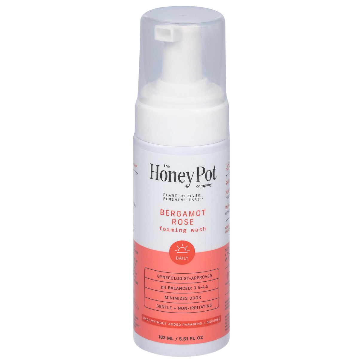 The Honey Pot Bergamot Rose Feminine Wash - 5.51 fl oz - Gentle & Natural