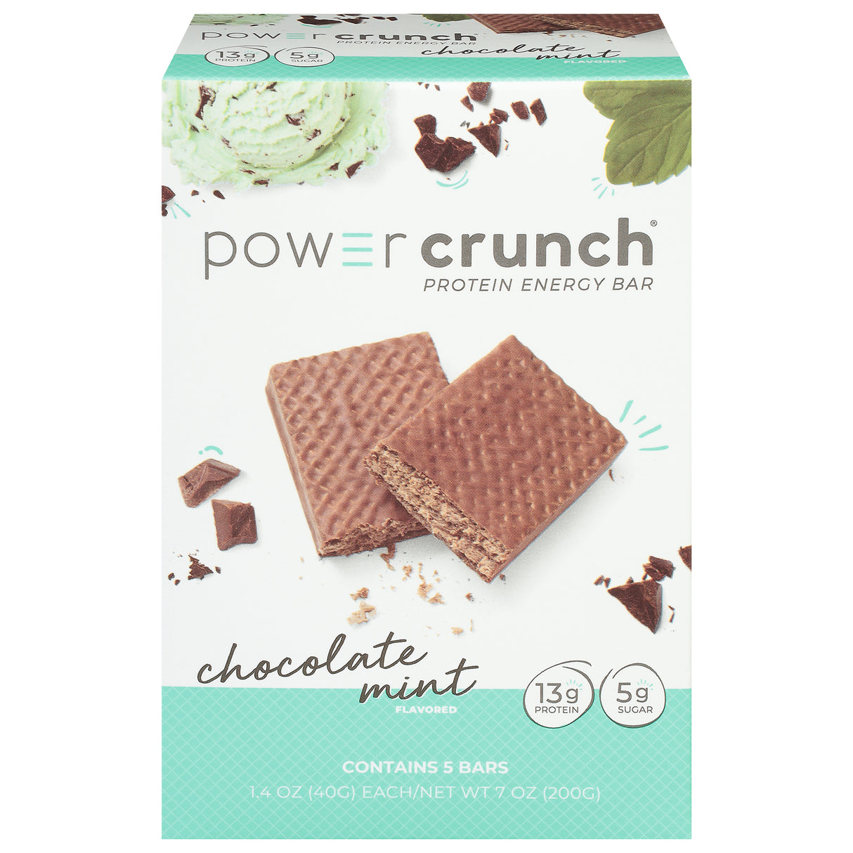 Power Crunch Original Protein Energy Bar - Pack of 6 - 7 Oz - High Protein Wafer Bar