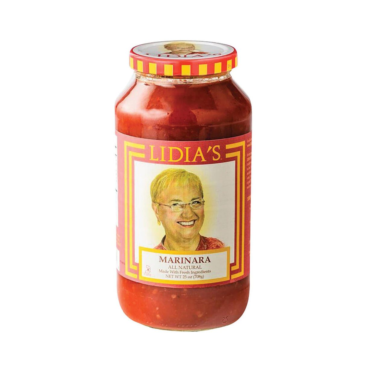Lidia's Marinara Sauce: Authentic Italian Tomato Sauce - 6x25 Fl Oz