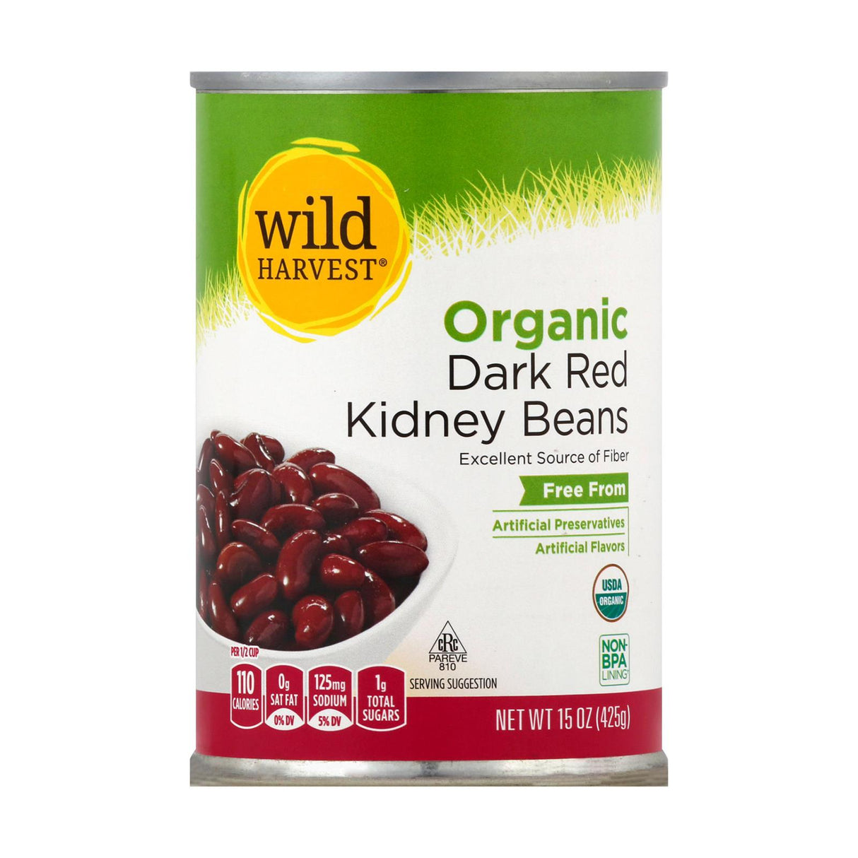 Wild Harvest Dark Red Kidney Beans, 12 | Organic & Non-GMO - 15 oz