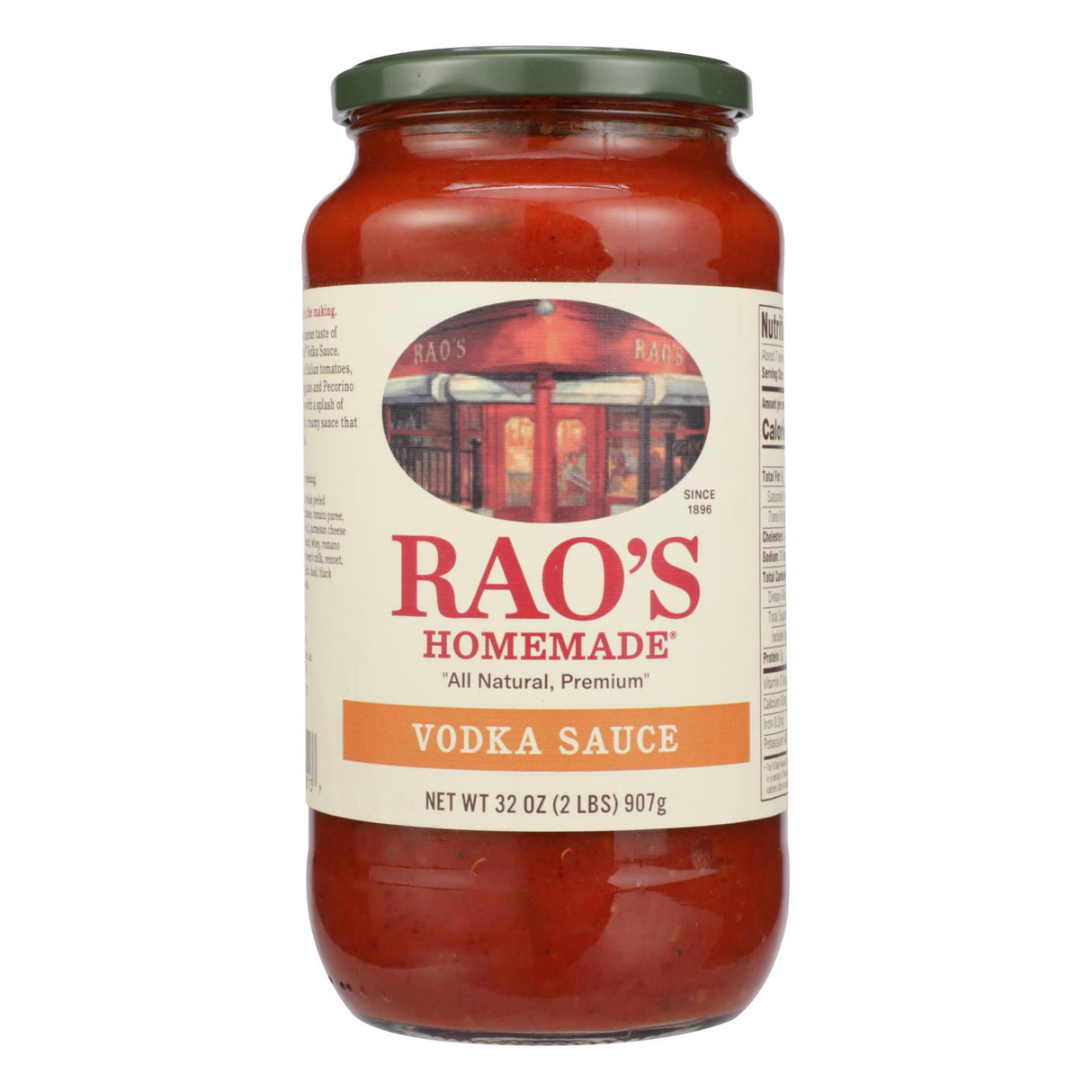 Rao's Vodka Sauce (6 Jars): Authentic Italian Pasta Sauce, 32oz - Ships Free