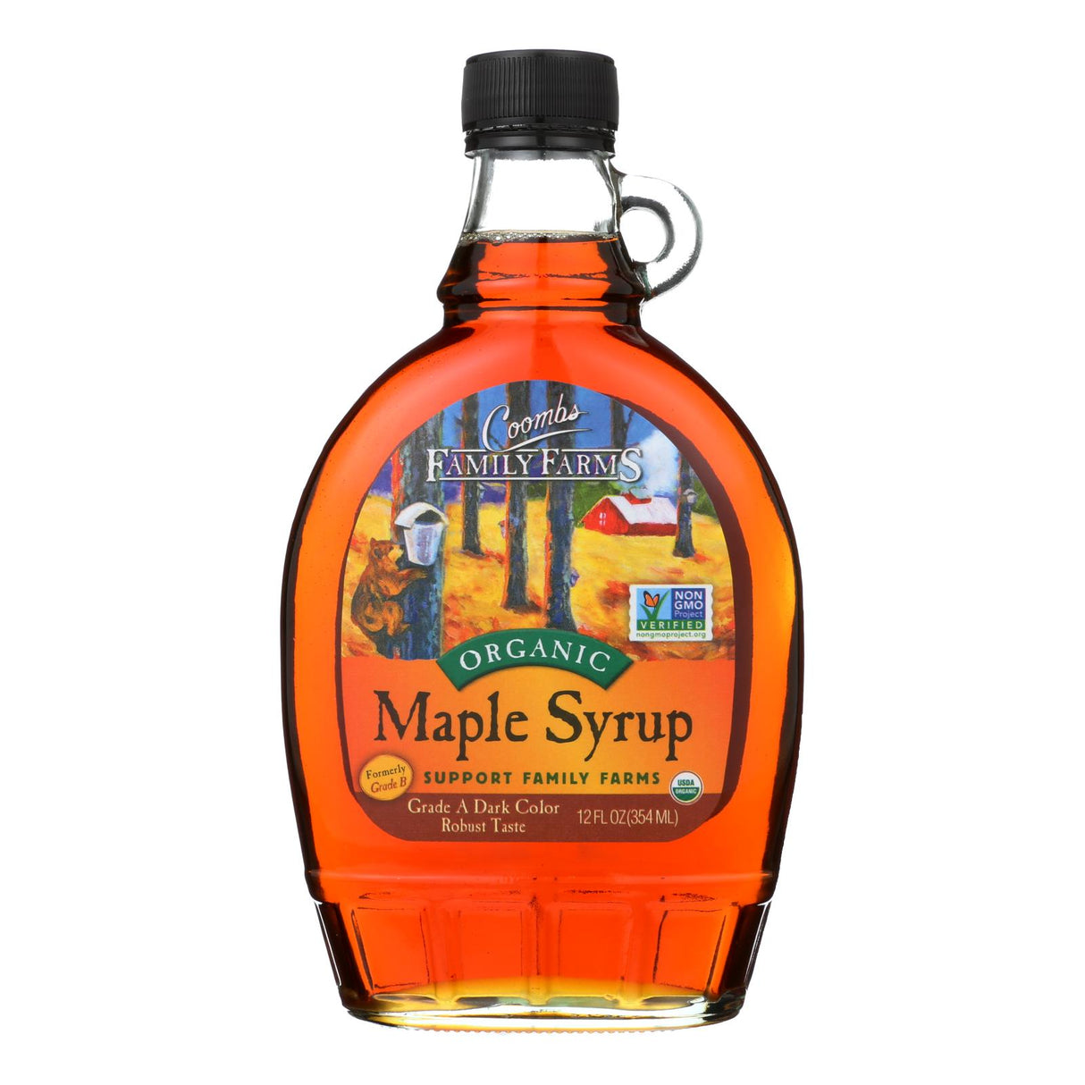 Coombs Family Farms Organic Maple Syrup, 12 fl oz (Pack of 12)