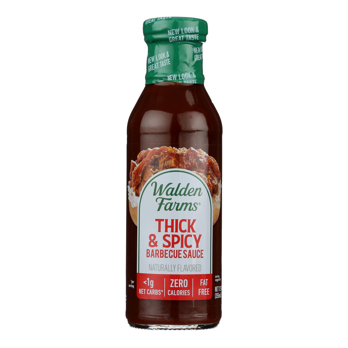 Walden Farms Thick & Spicy Barbecue Sauce, Sugar-Free & Calorie-Free, Pack of 6 (12 Oz )