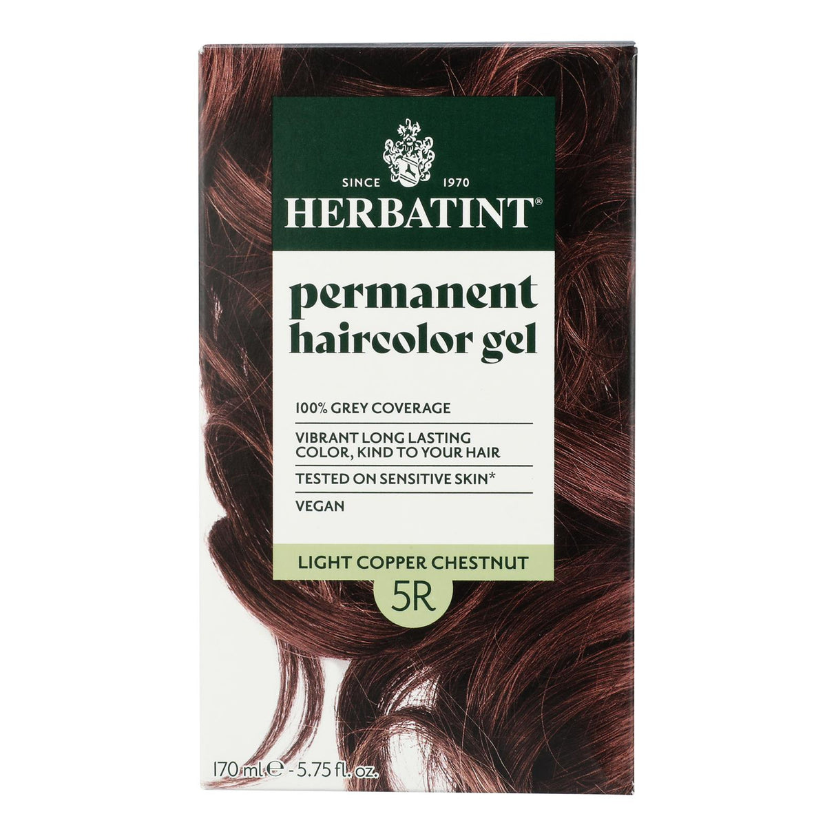 Herbatint Light Copper Chestnut 5R Hair Color Gel - 5.75 fl oz