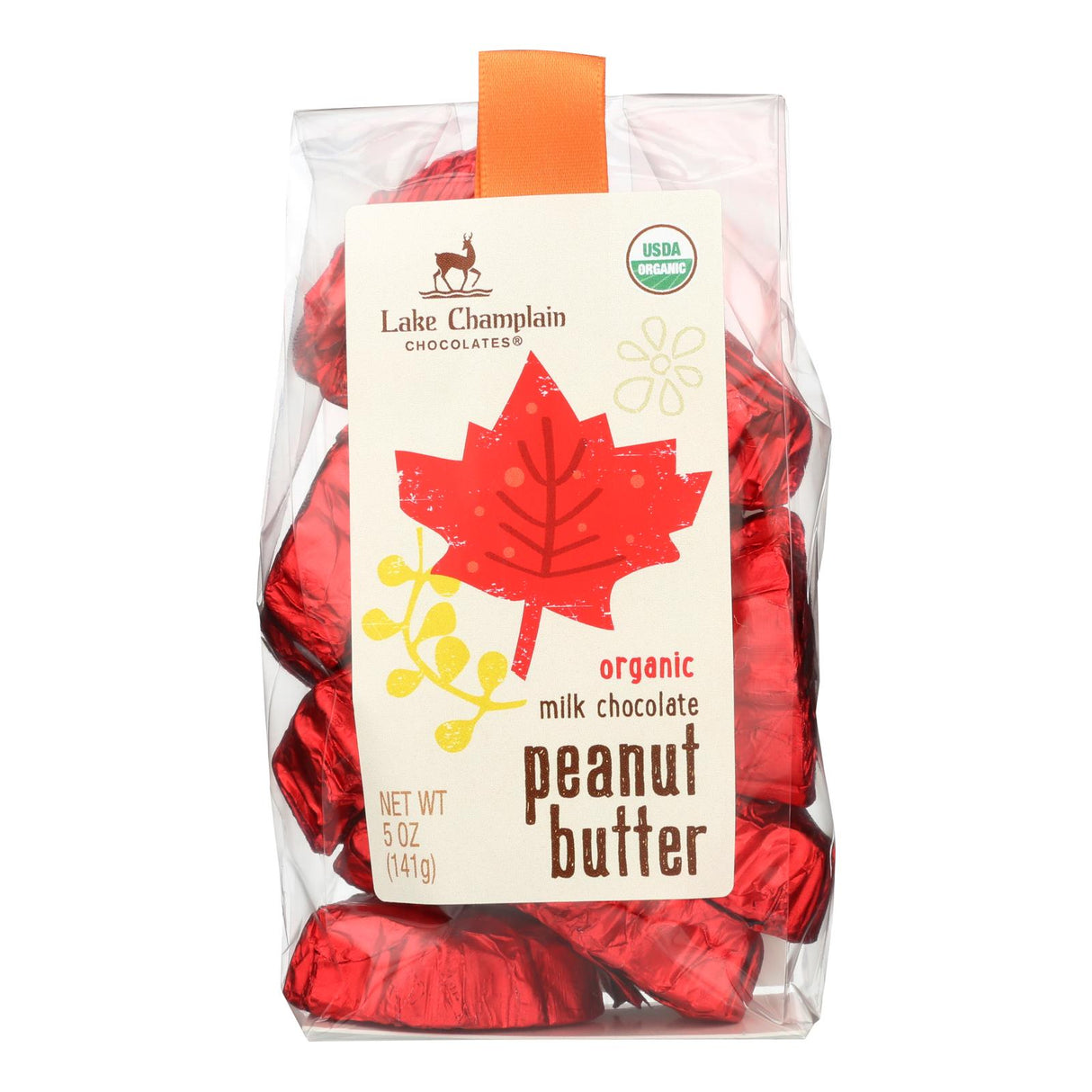 Lake Champlain Chocolates Peanut Butter Cups - Milk Chocolate 5 oz (12-Pack)