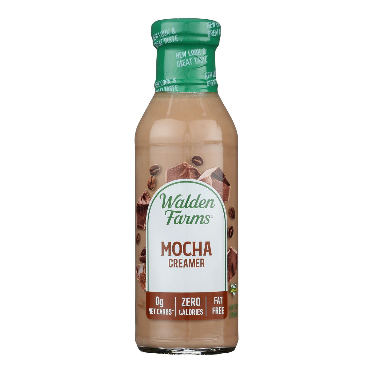 Walden Farms Sugar-Free Mocha Creamer: Case of 6 | Low Carb Coffee Flavor