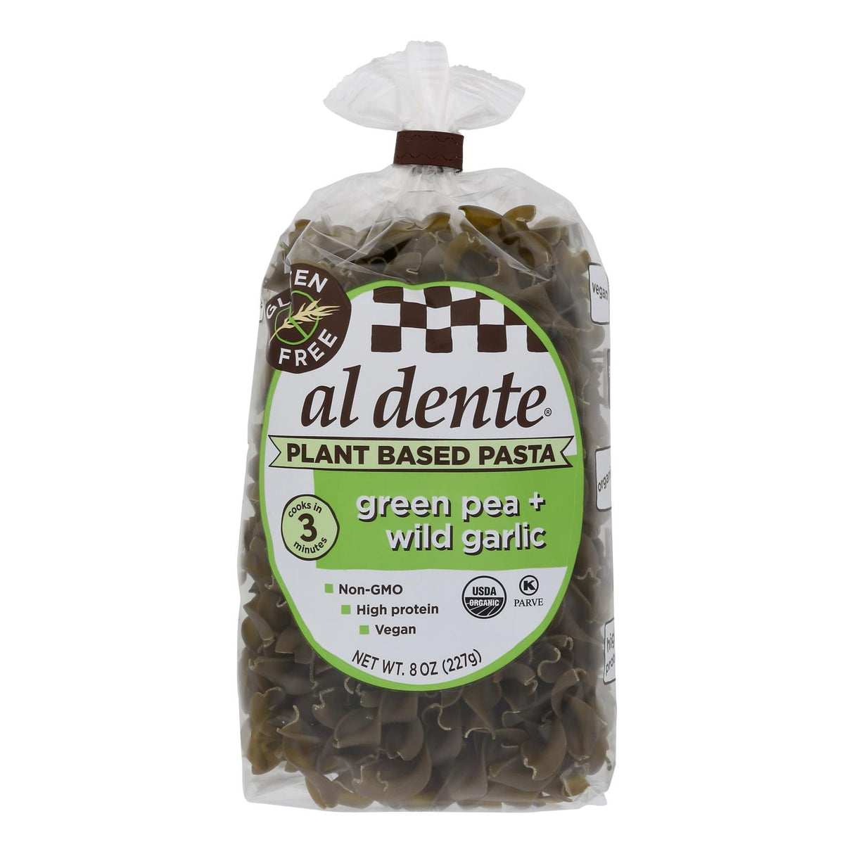 Al Dente Green Pea Pasta with Wild Garlic (6 x 8oz) | Gourmet Pasta