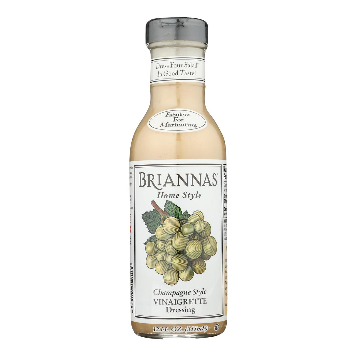 Brianna's Champagne Caper Vinaigrette Salad Dressing - (Pack of 6) 12 oz