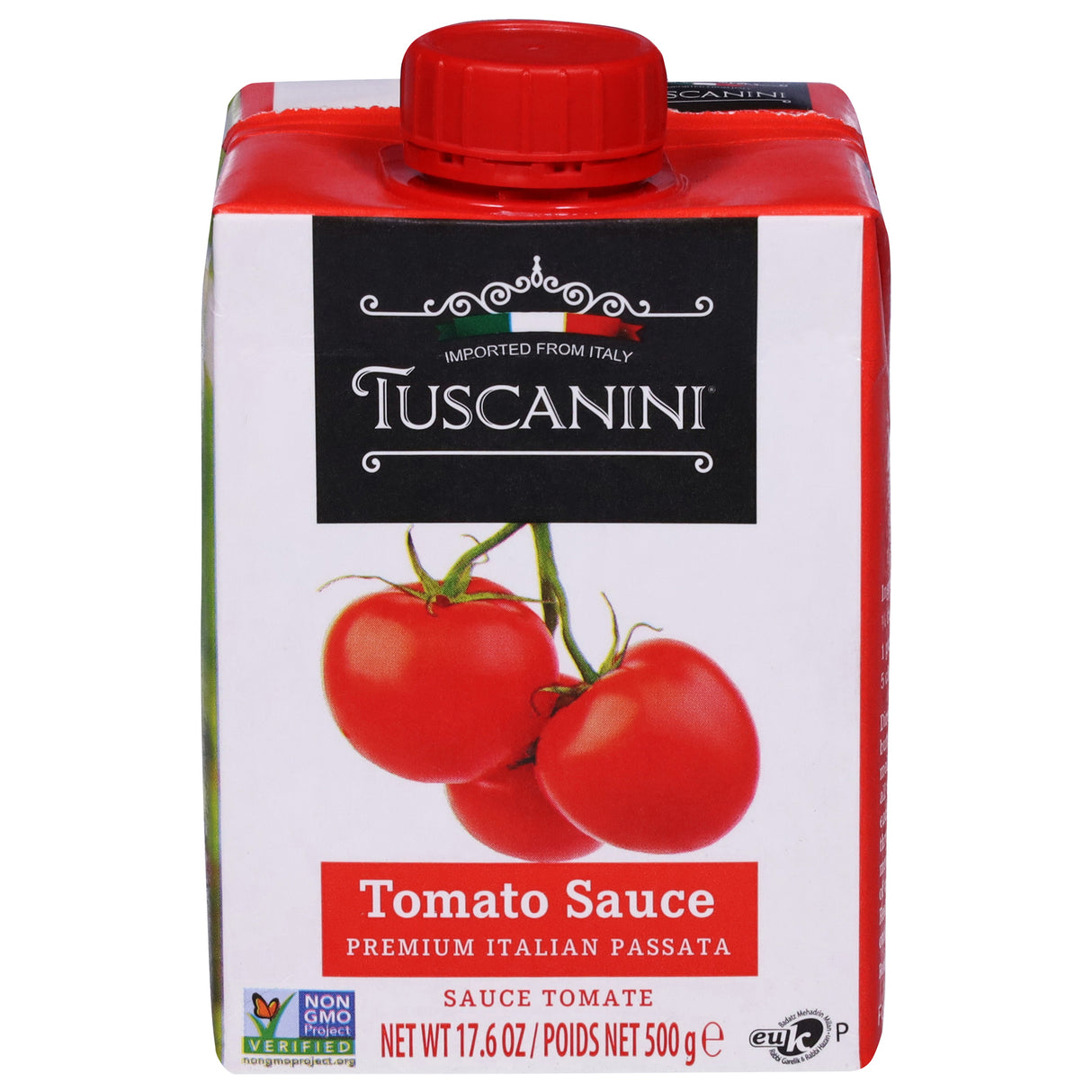 Tuscanini Passata Tomato Sauce - 17.6 Oz - (Pack of 12) - Kosher for Passover - Authentic Italian