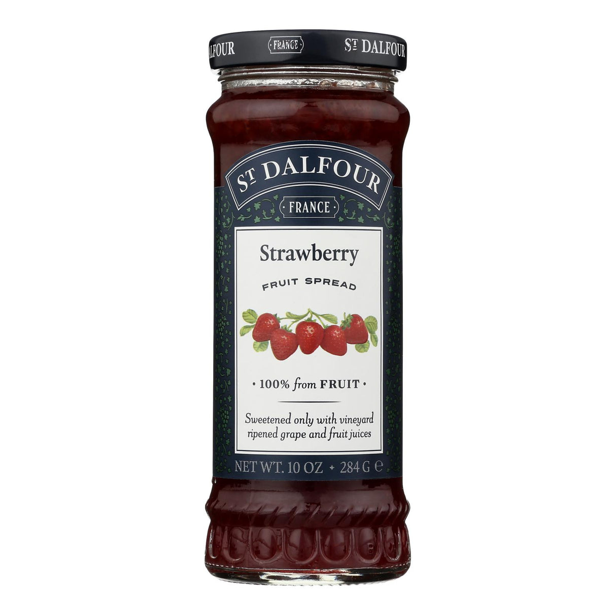 St Dalfour Strawberry Spread: 100% Fruit, Deluxe Recipe | Case of 6