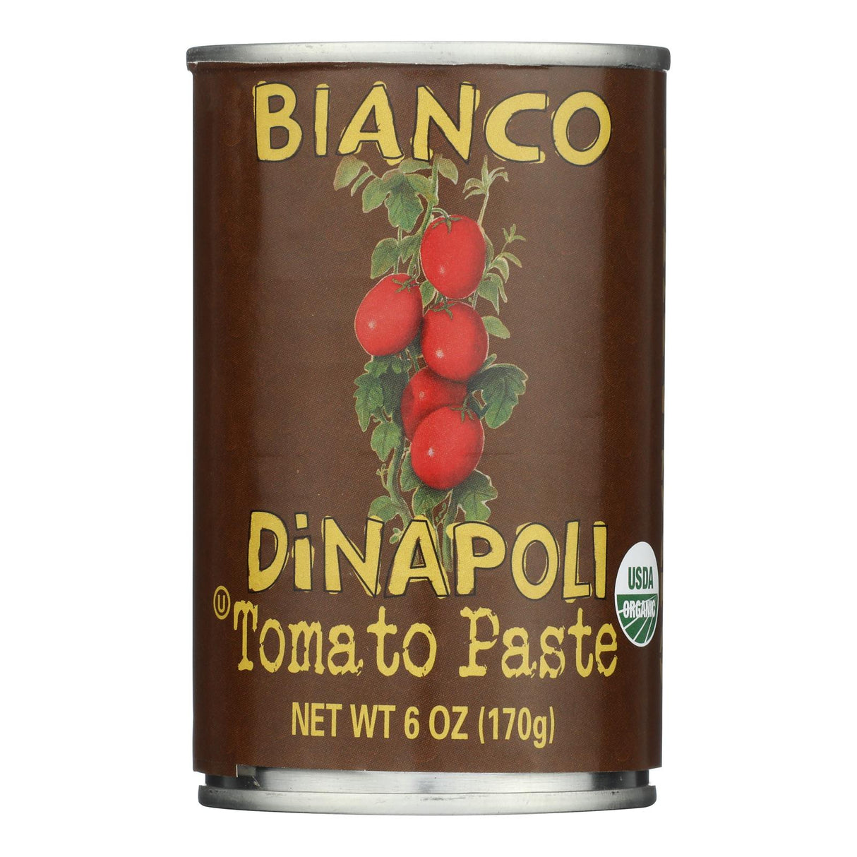 Bianco Dinapoli Organic Tomato Paste (6 oz, 12 Pack) - Authentic Italian Flavor