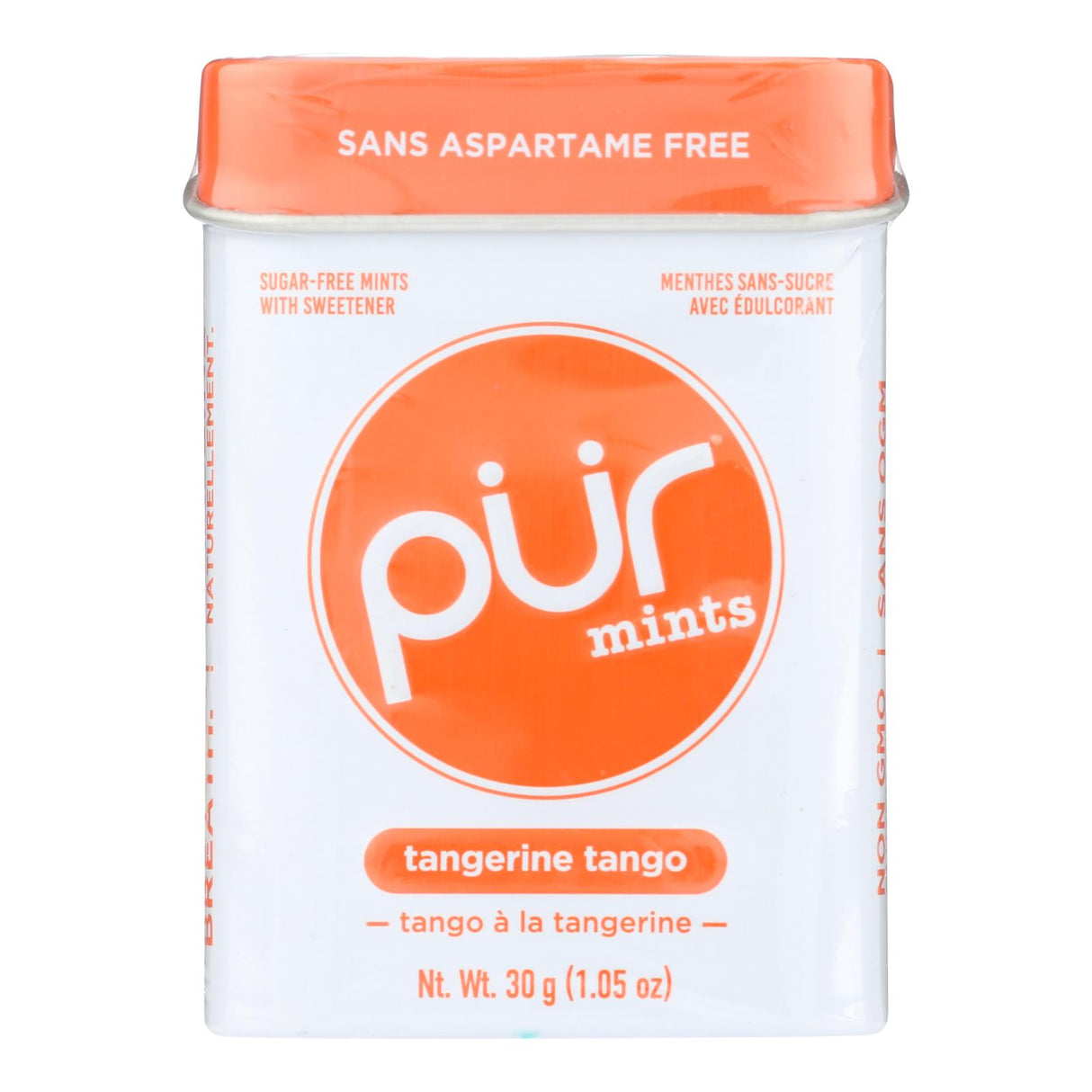 Pur Mint Tangerine Tango Mints - 12 Count - 1.05 Oz Each - Sugar-Free & Aspartame-Free