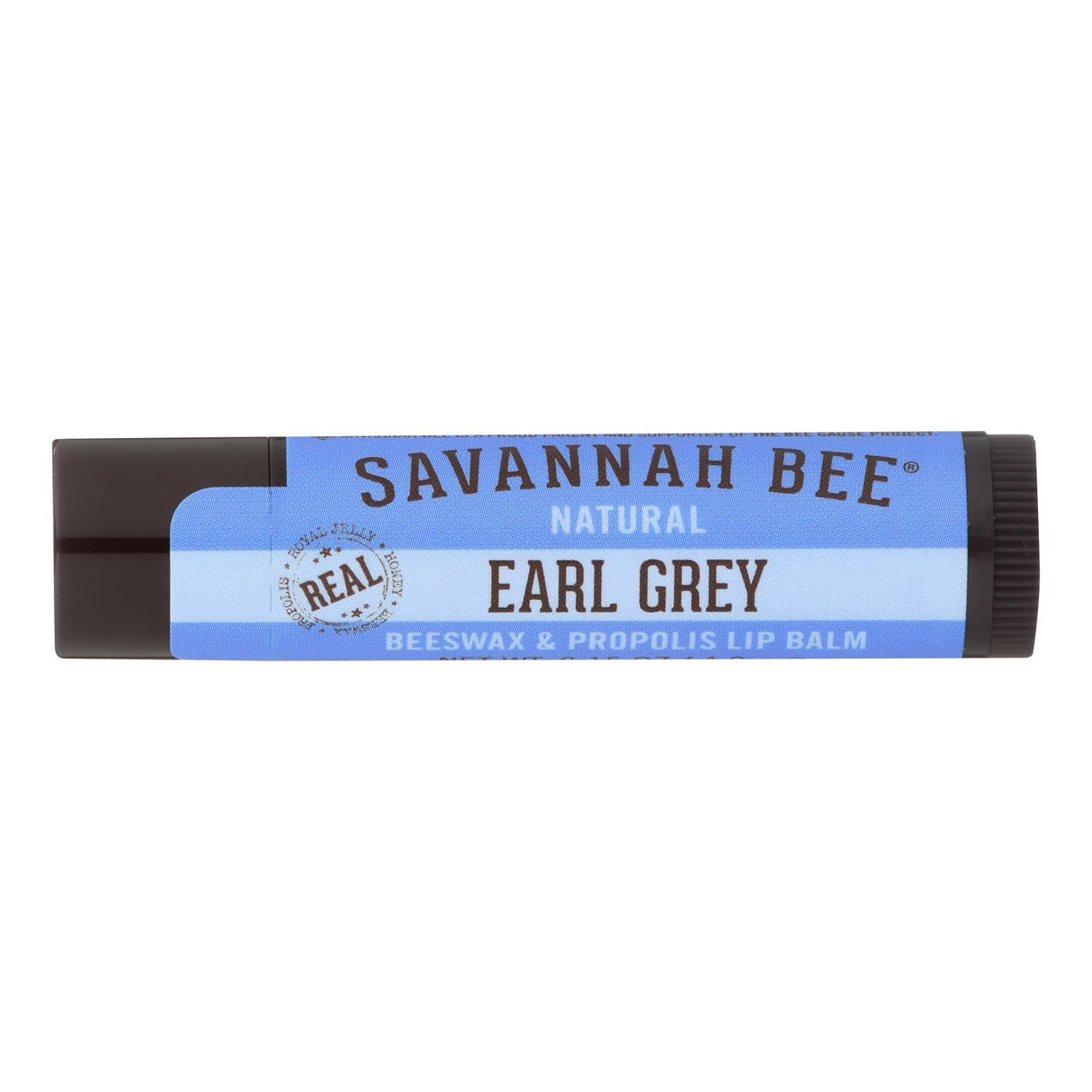 Savannah Bee Earl Grey Beeswax Lip Balm - .15 Oz - Pack of 36