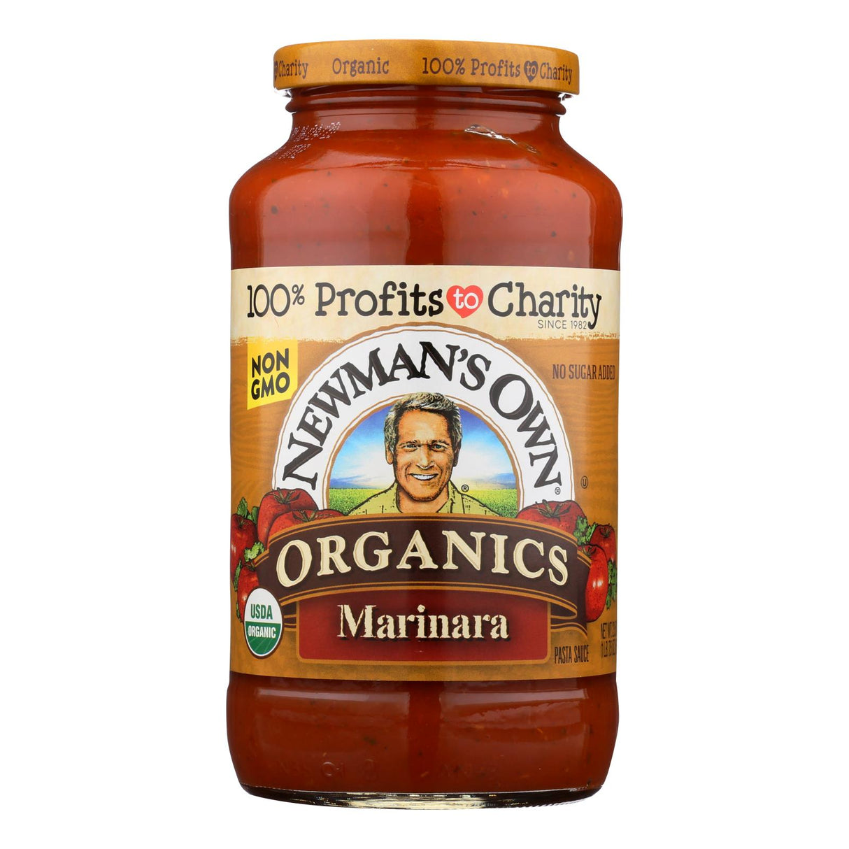 Newman's Own Organics Marinara Sauce 8-Pack | Organic Pasta Sauce, 23.5 oz