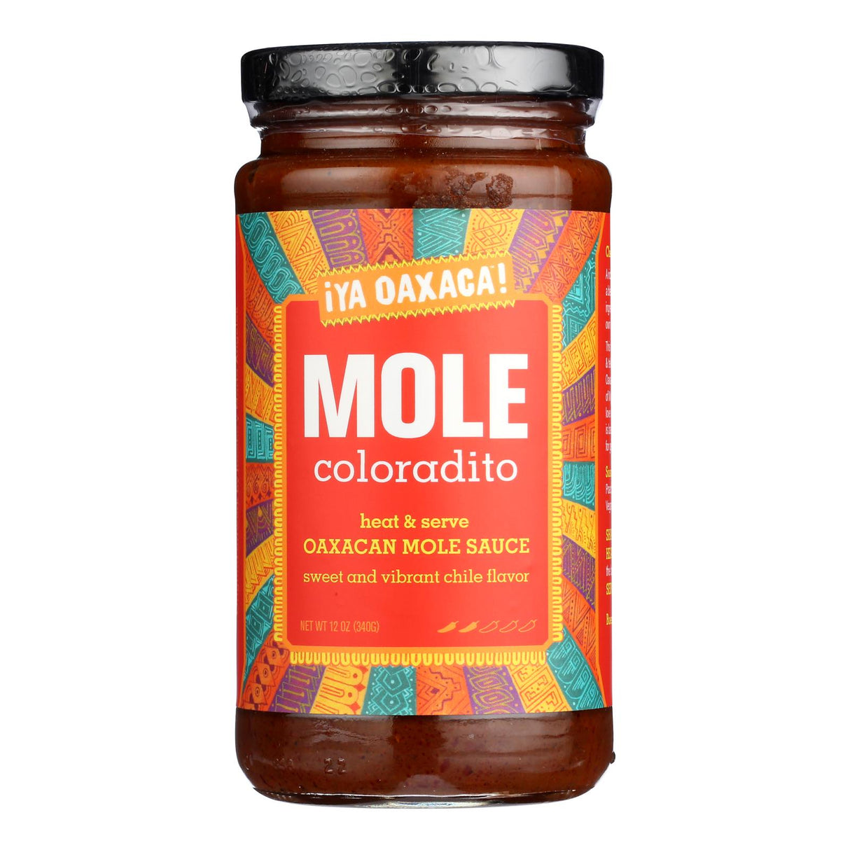 Iya Oaxaca Mole Coloradito Sauce - 12 oz (Pack of 6) - Authentic Oaxacan Flavor