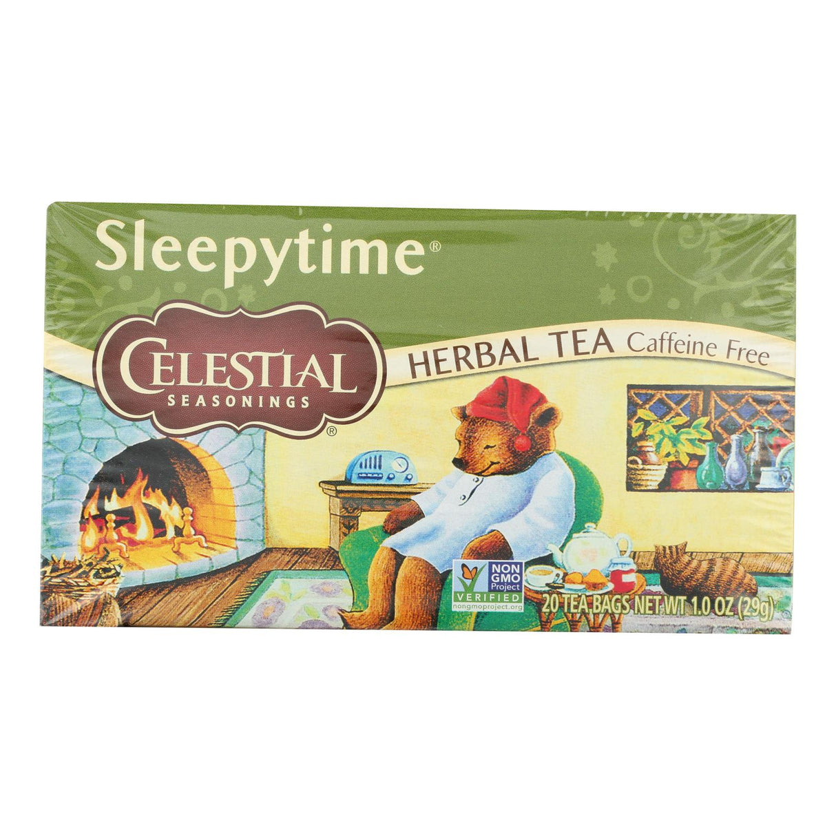 Celestial Seasonings Sleepytime Tea, Caffeine Free Herbal Tea, 20 Bags