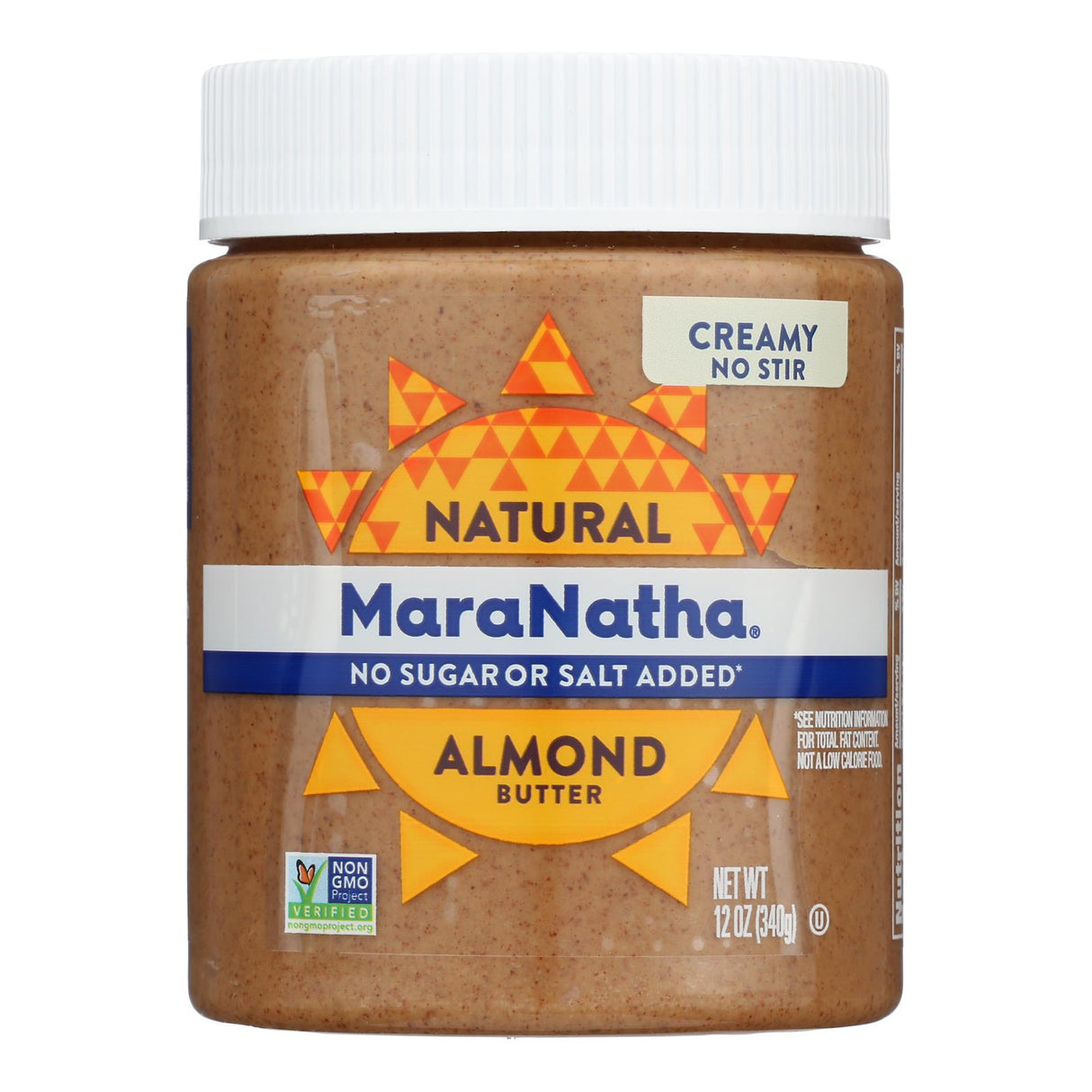 Maranatha Creamy Almond Butter 6-Pack | Natural Honey | 12 oz Jars