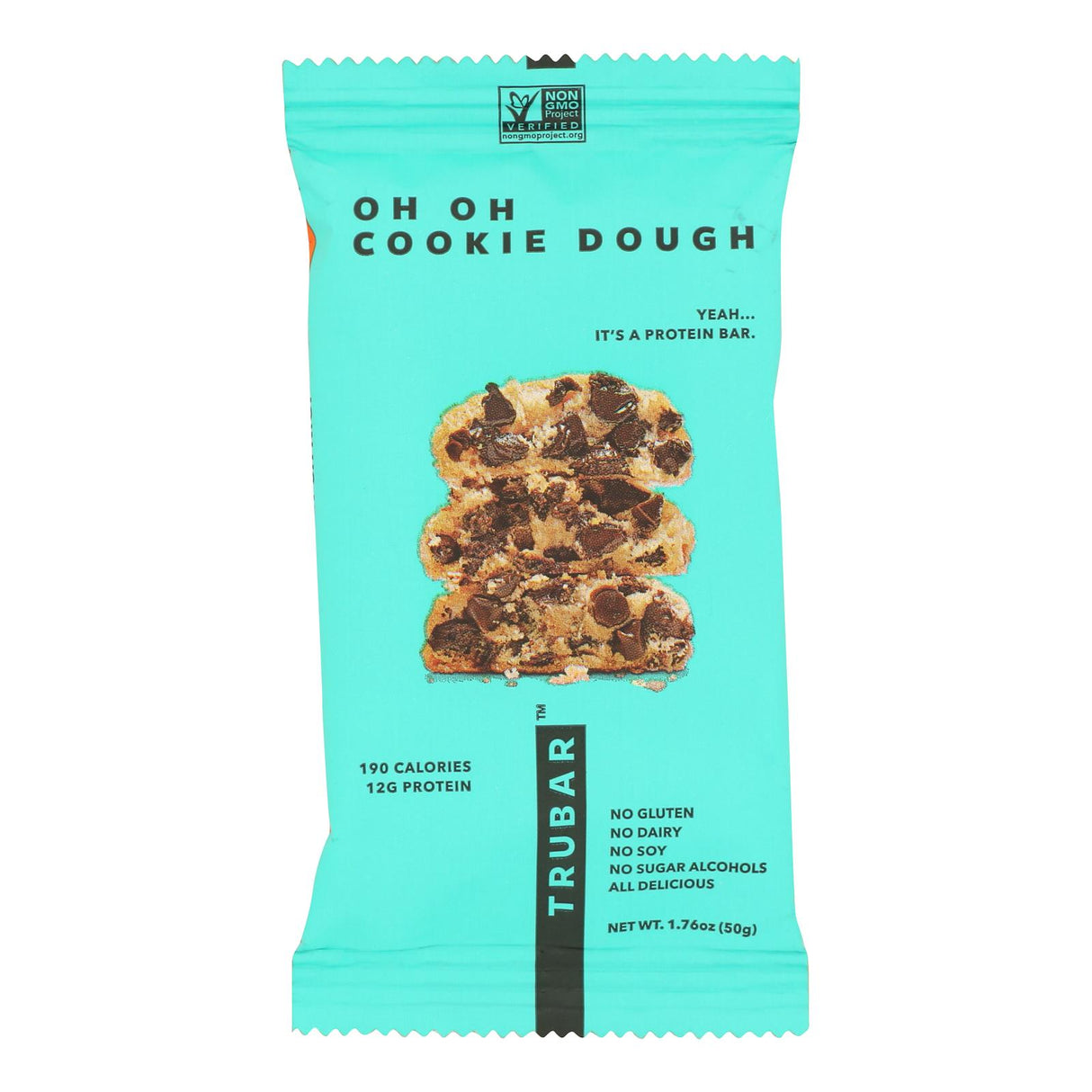 Trubar Cookie Dough Plant-Based Protein Bars | 12x1.76 Oz - Shop Now!