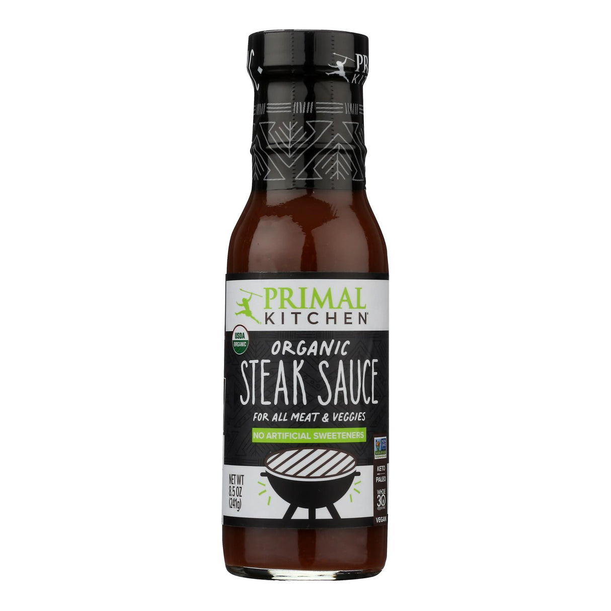 Primal Kitchen Sugar-Free Steak Sauce (Pack of 6) - 8.5 Oz - Keto & Paleo Friendly