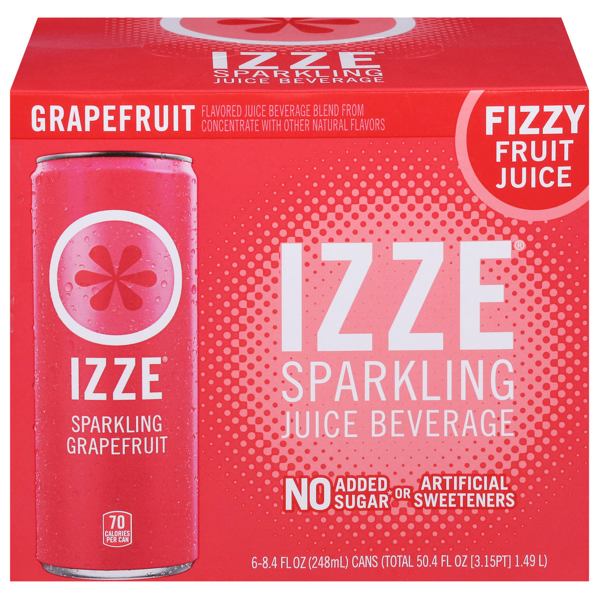 Izze Sparkling Grapefruit Drink, 4 of 6/8.4 Fl Oz