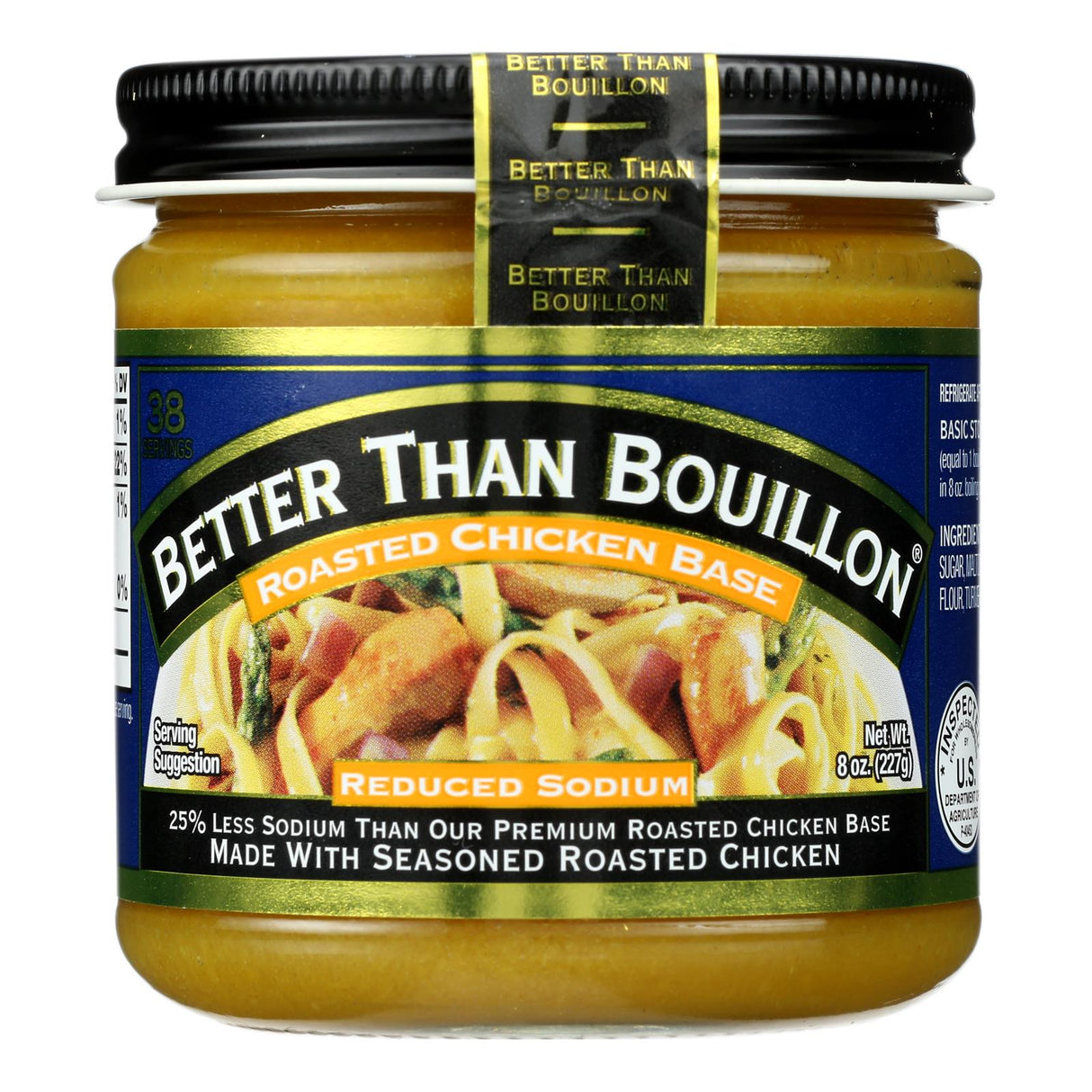 Better Than Bouillon Roasted Chicken Base - 8 Oz (Pack of 6) - Rich Flavor Concentrate