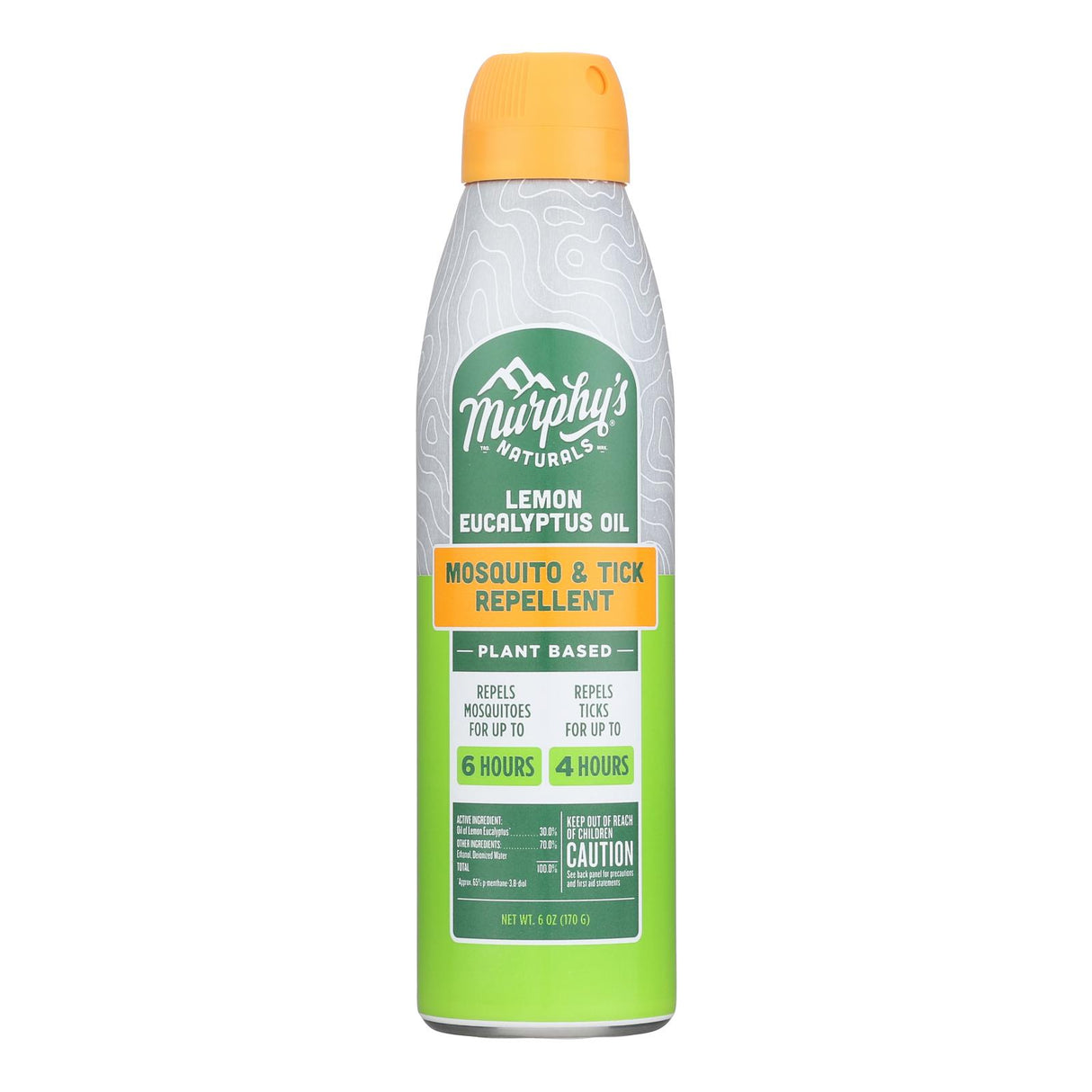 Murphy's Naturals Mosquito & Tick Repellent Lemon Eucalyptus 6-Pack: Natural Bug Spray