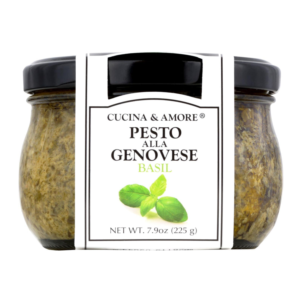 Cucina & Amore Alla Genovese Basil Pesto, 6 x 7.9 Fl Oz - Authentic Italian Recipe
