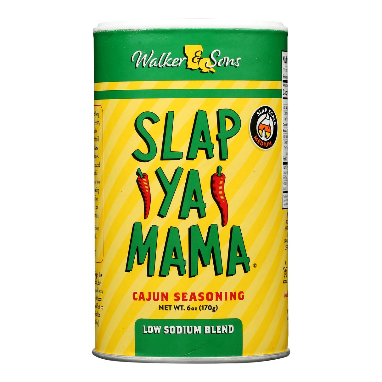Slap Ya Mama Low Sodium Cajun Seasoning 6 Pack - Authentic Louisiana Flavor