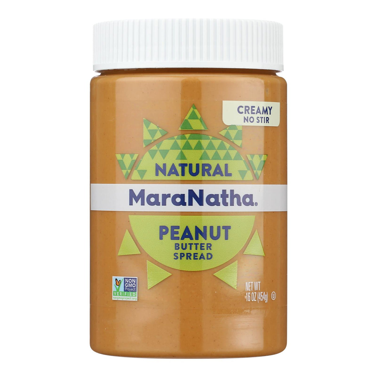Maranatha Natural Foods Creamy Peanut Butter, No Stir, With Salt, 16 Oz - 6 Pack