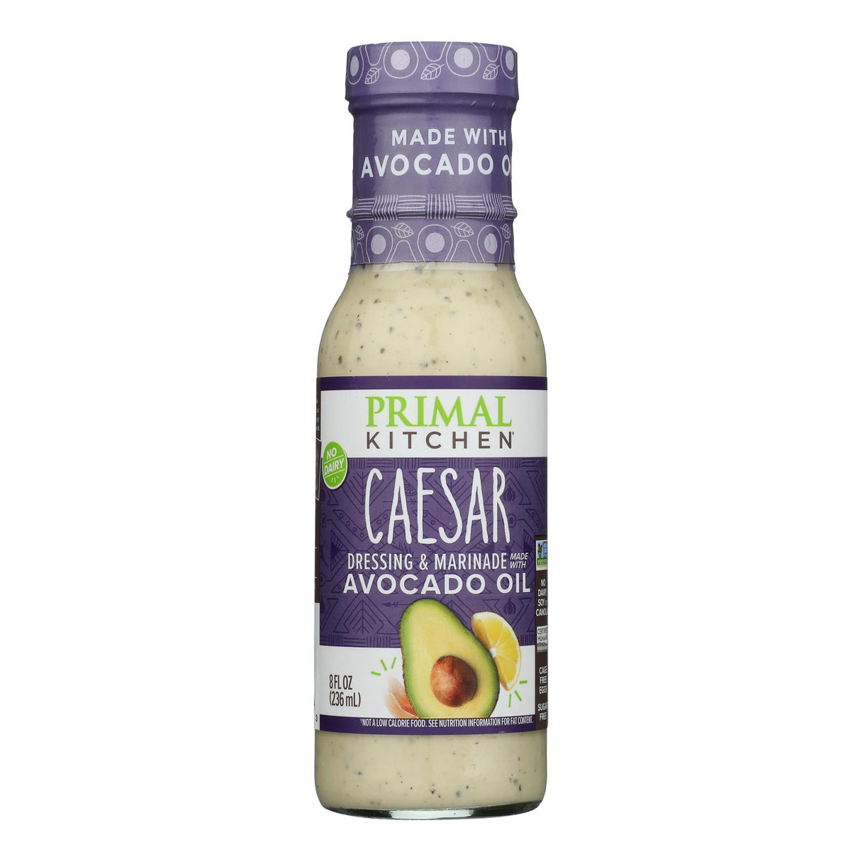 Primal Kitchen Caesar Dressing 6-Pack: Keto & Paleo Friendly, 8 fl oz