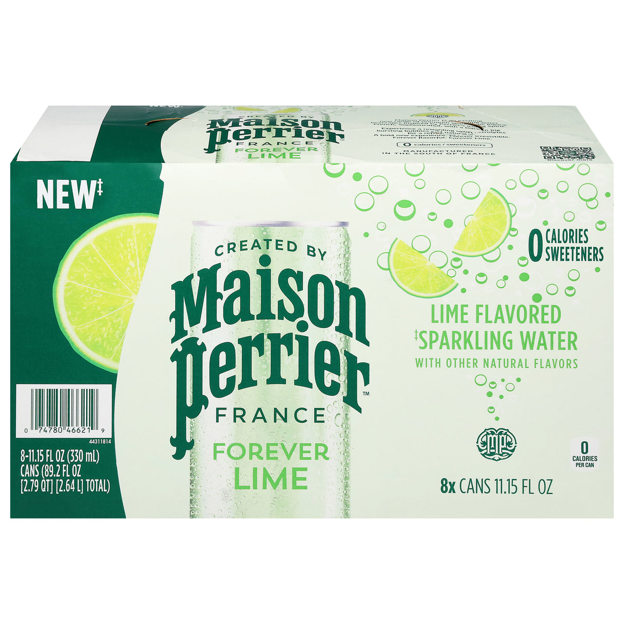 Maison Perrier Lime Sparkling Water - 3 x 8/11.15oz