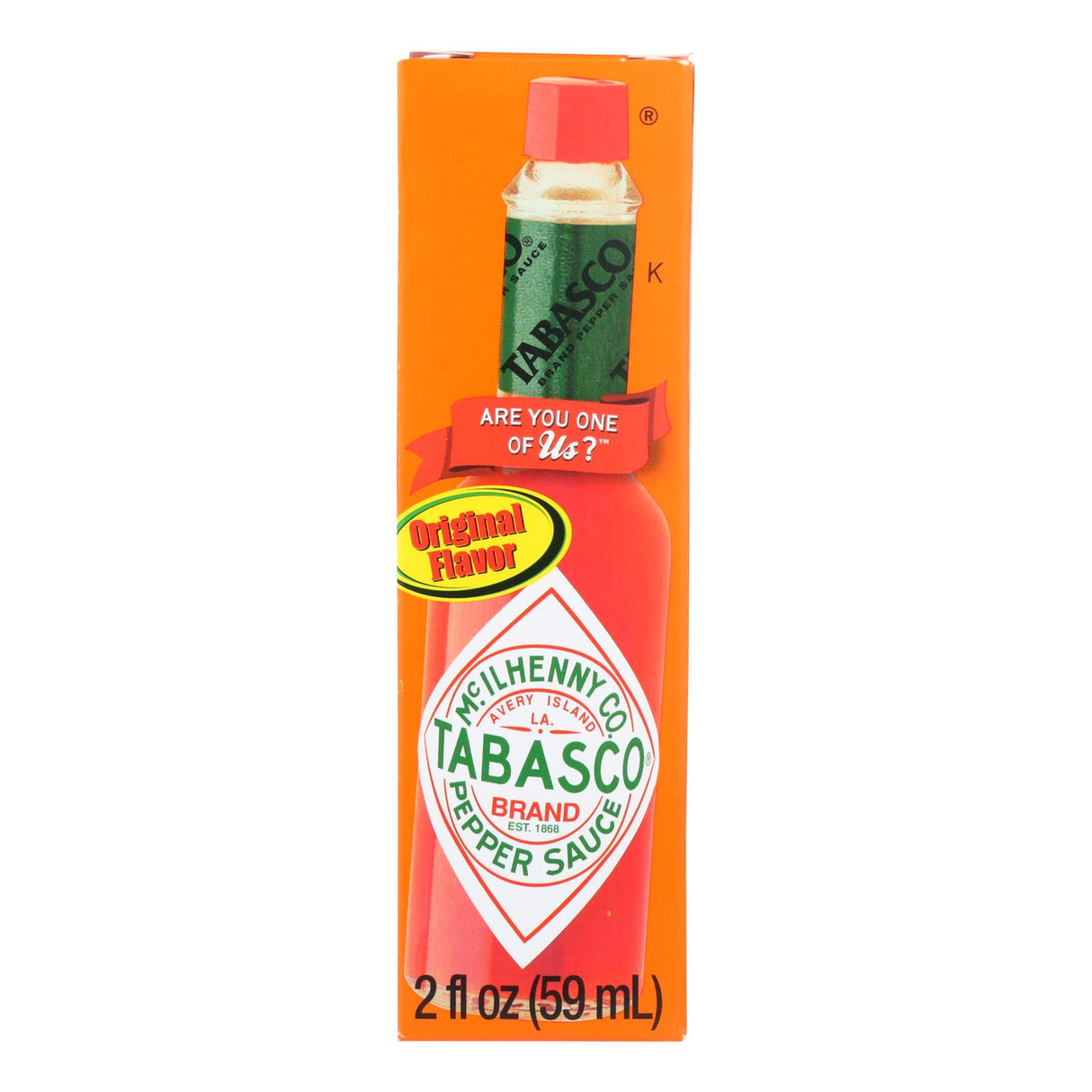 Tabasco Original Red Pepper Sauce - 2 oz - 24 Count Case
