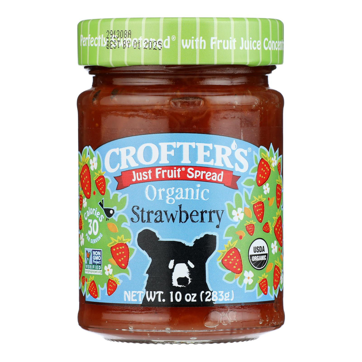 Crofters Organic Strawberry Just Fruit Spread - 10 Oz - Pack of 6