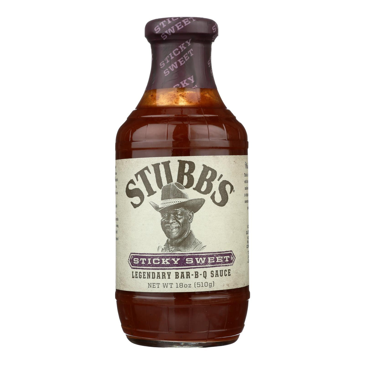 Stubb's Sticky Sweet BBQ Sauce (Pack of 6) - 18 oz - Authentic Texas Flavor