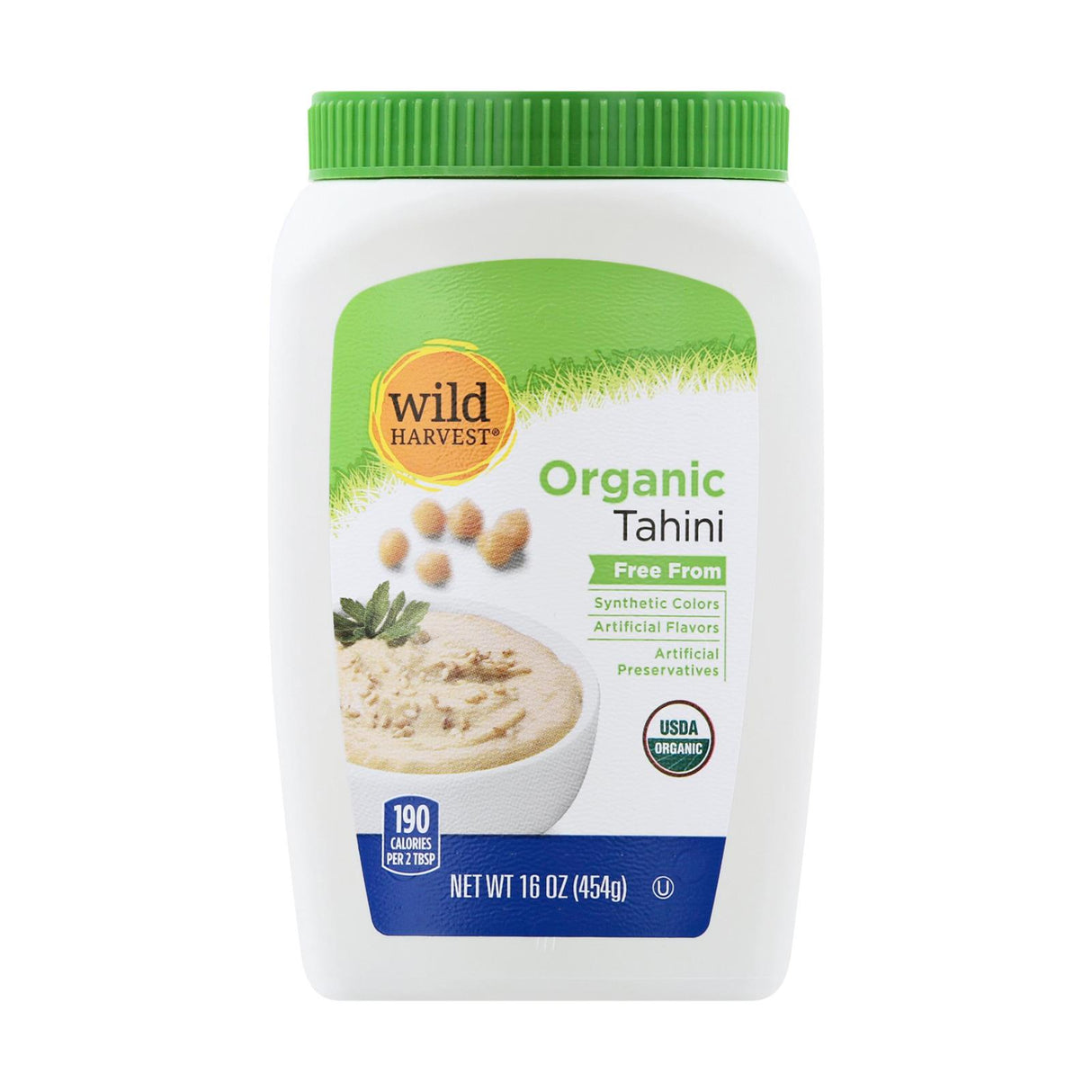 Wild Harvest Organic Tahini - 12x16oz Creamy Sesame Seed Paste -