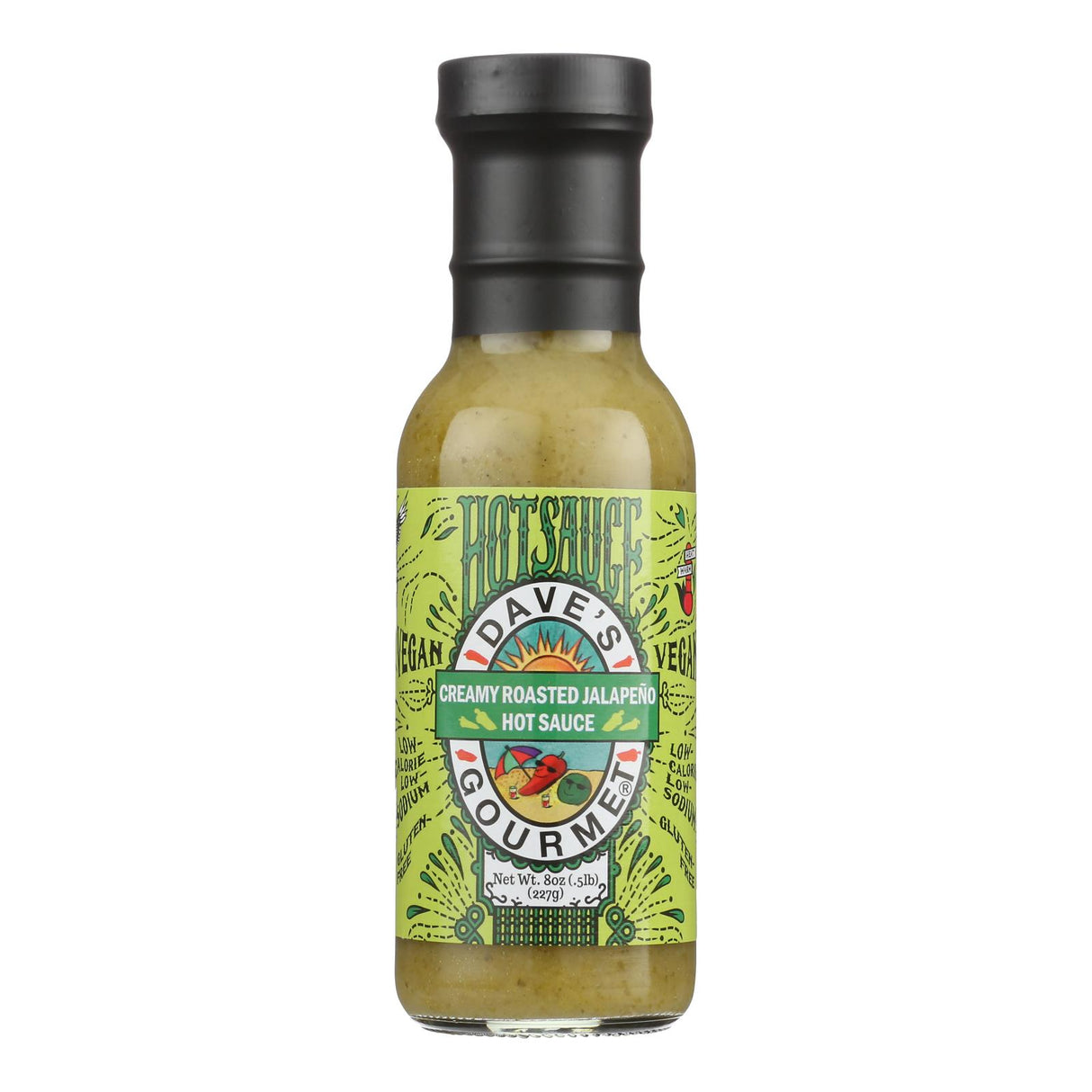 Dave's Gourmet Creamy Roasted Jalapeno Hot Sauce - 8 fl oz - 6 Pack