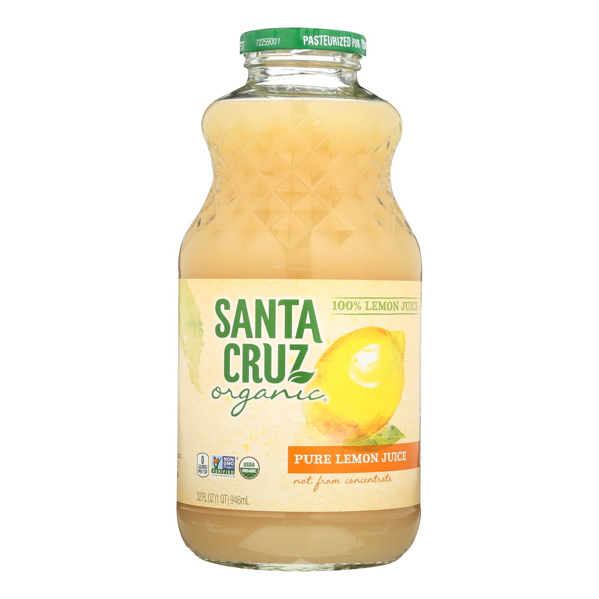Santa Cruz Organic Lemon Juice - 32 fl oz (6 Pack) | Lemon Juice & More