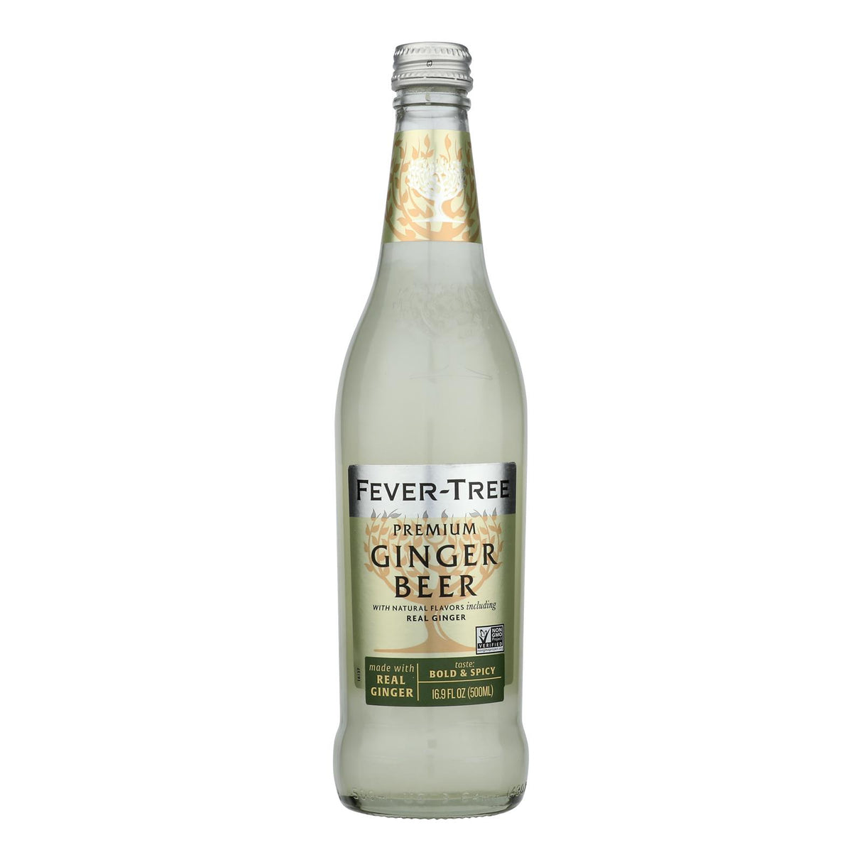 Fever-Tree Premium Ginger Beer - 8 x 16.9 Fl Oz Glass - Case