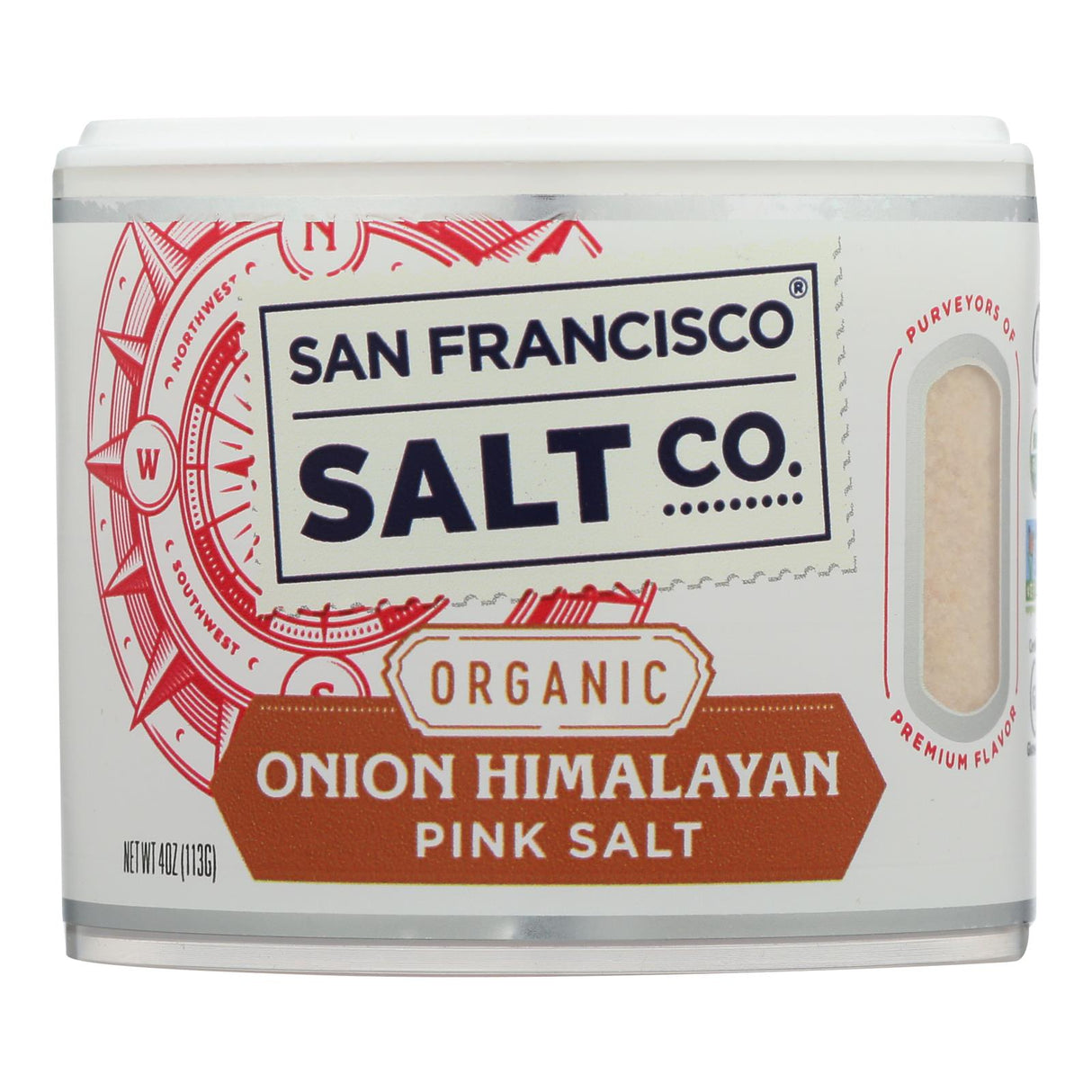 San Francisco Salt Co. Himalayan Onion Salt - 4 Oz - Pack of 6