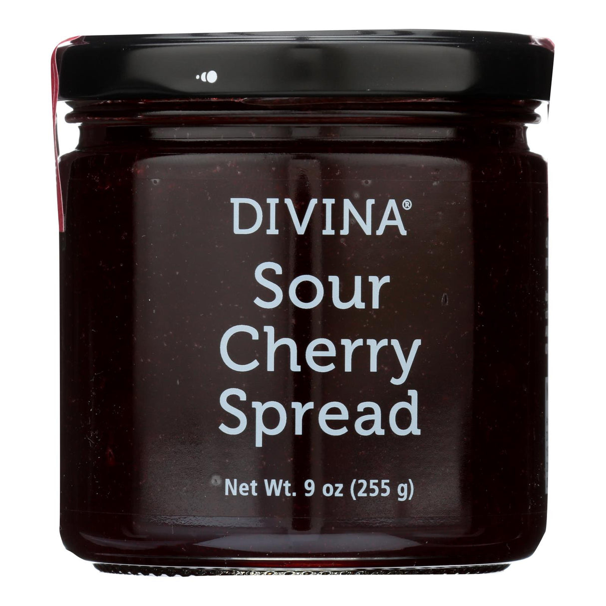 Divina Sour Cherry Spread - Pack of 12 (9 oz )