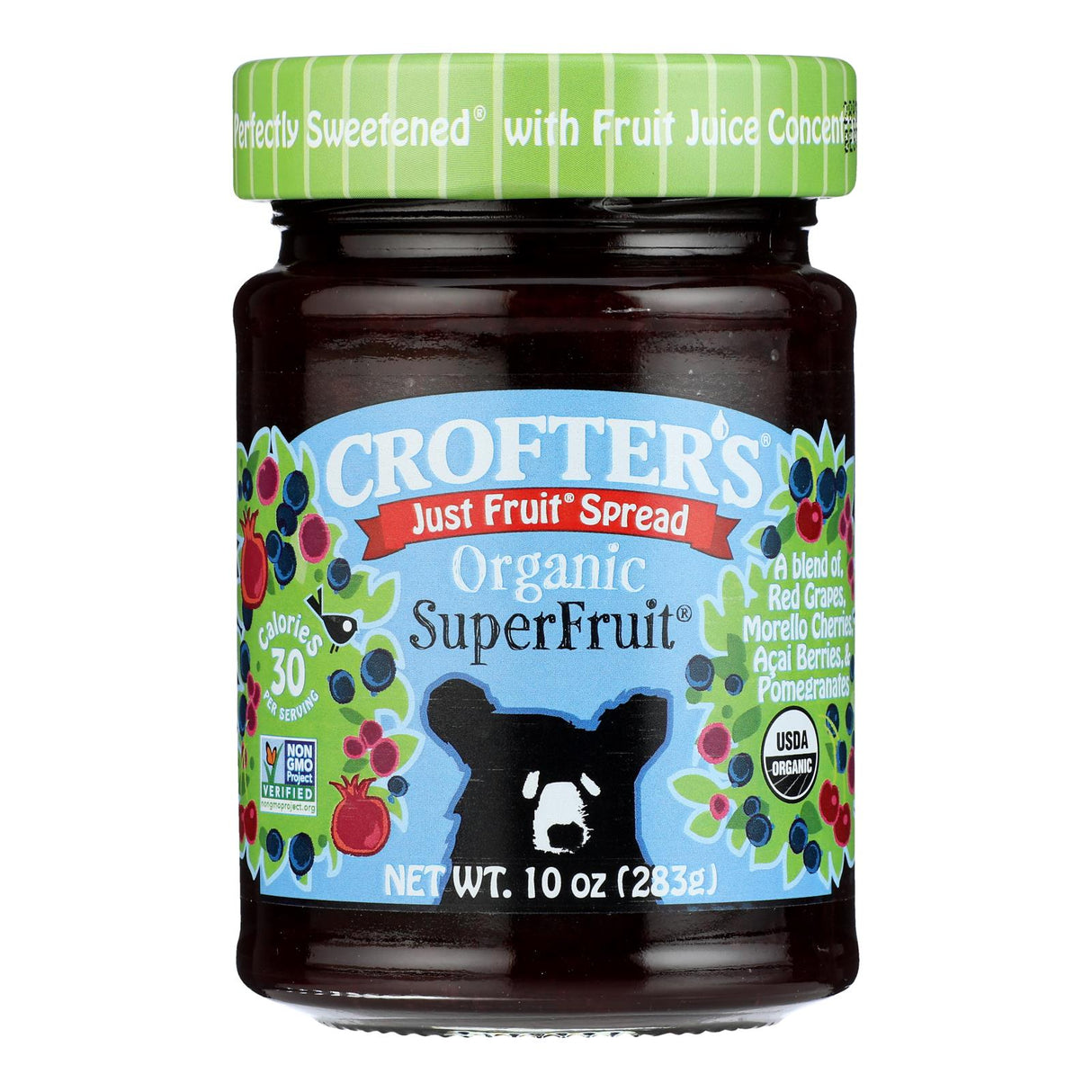 Crofter's Organic Superfruit Just Fruit Spread - 10 Oz - 6 Pack