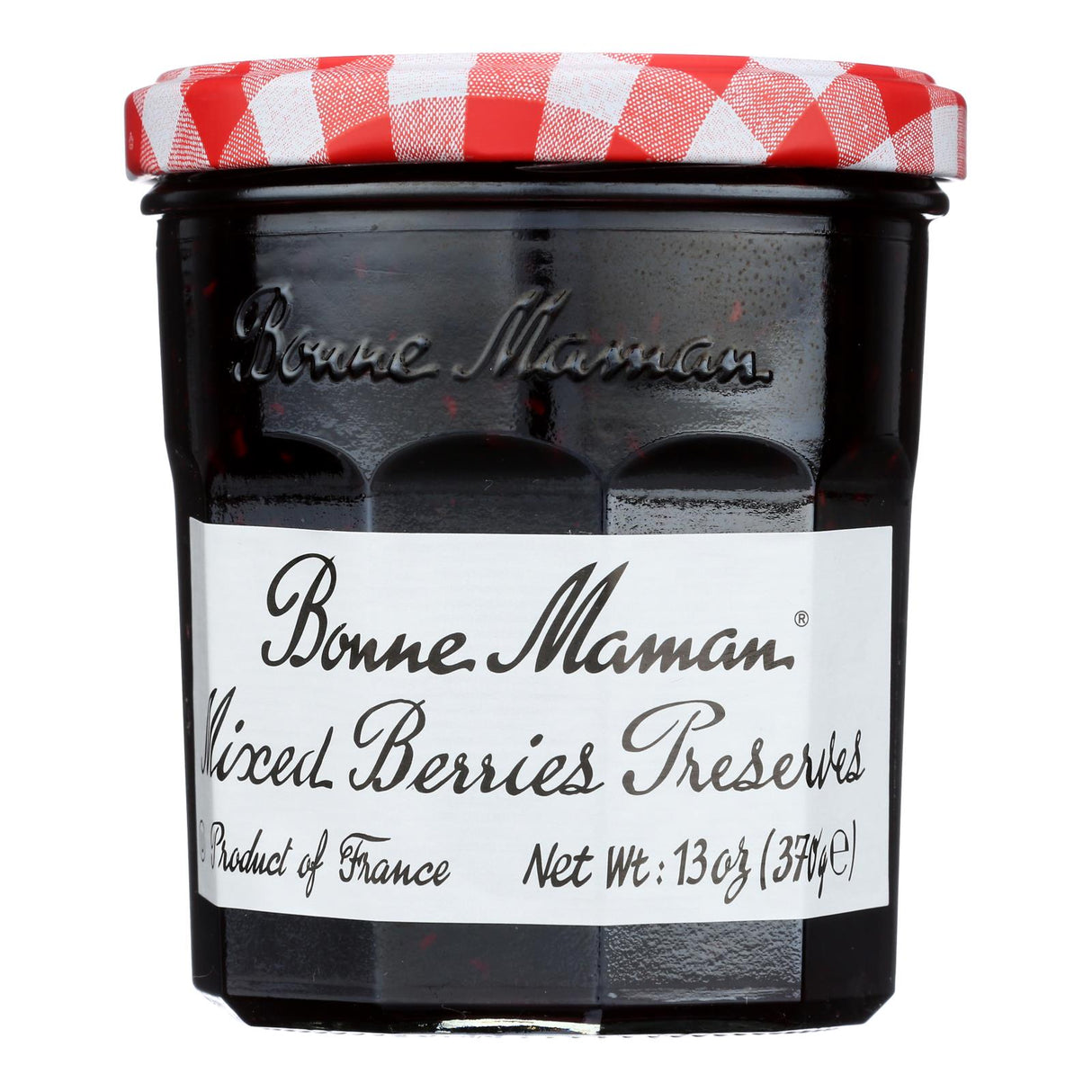 Bonne Maman Mixed Berry Preserves (Pack of 6) - 13 oz - All Natural Fruit Spread