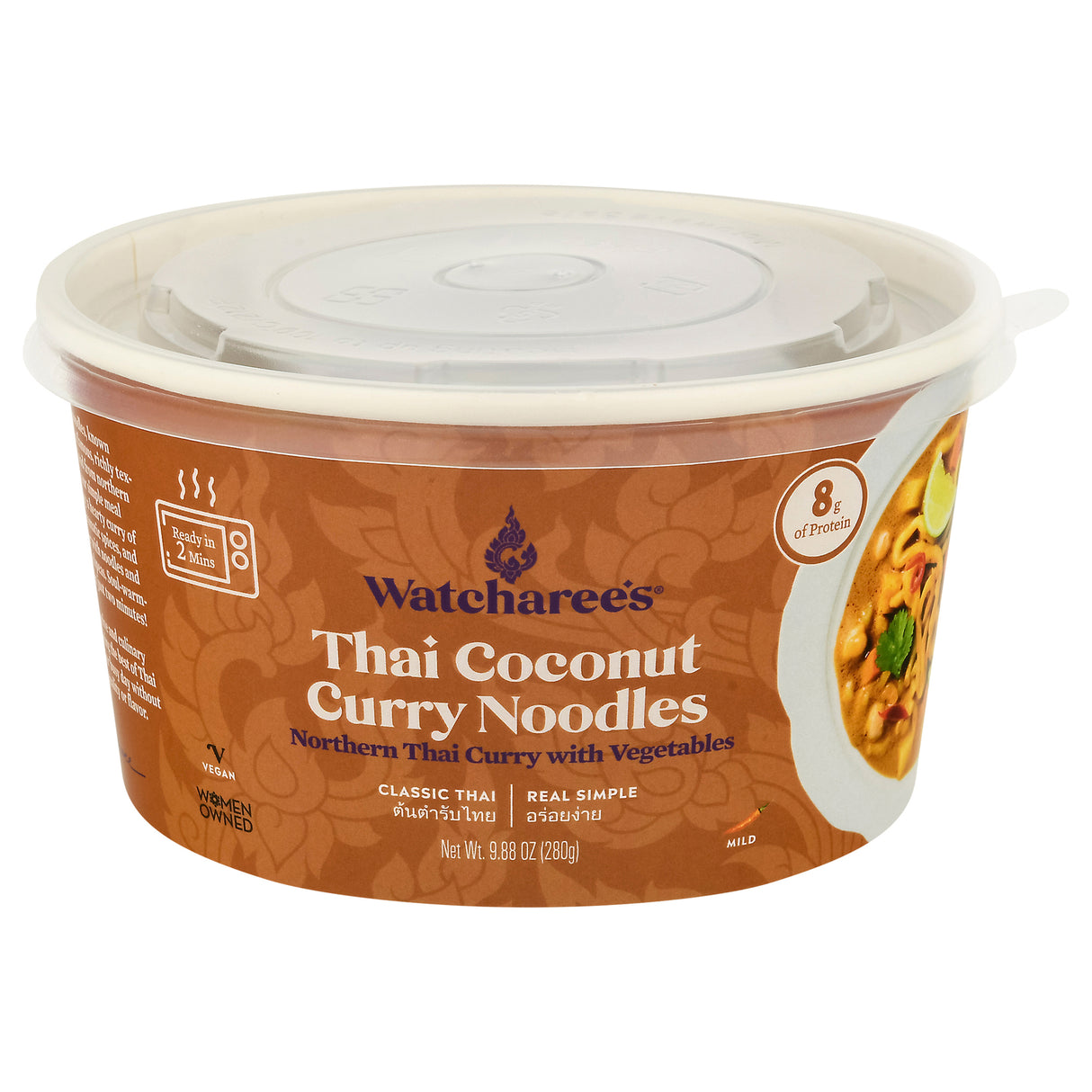 Watcharee's Thai Coconut Curry Noodle Bowl 6-Pack | Authentic & Delicious
