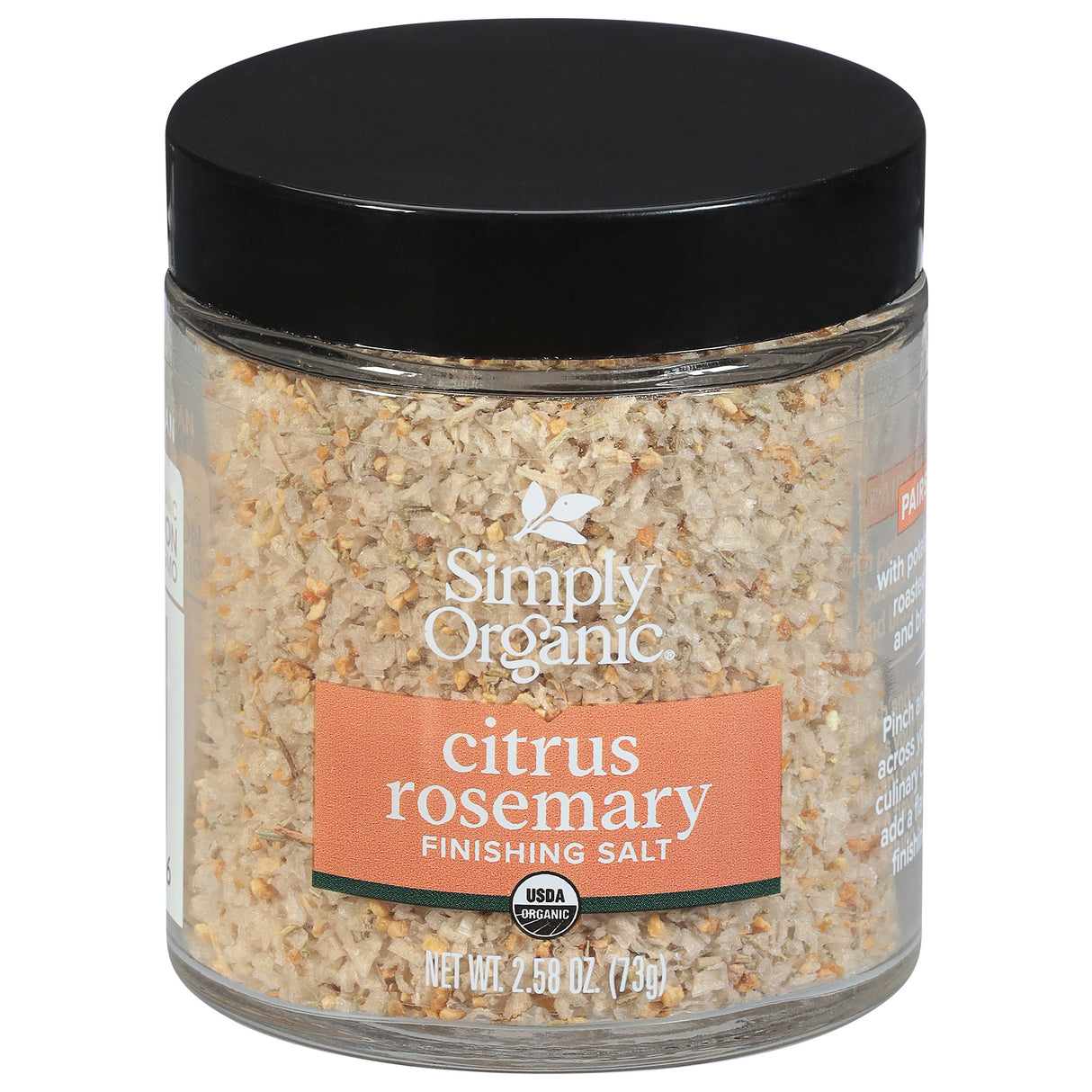 Simply Organic Citrus Rosemary Salt, 2.58 oz (Pack of 6)