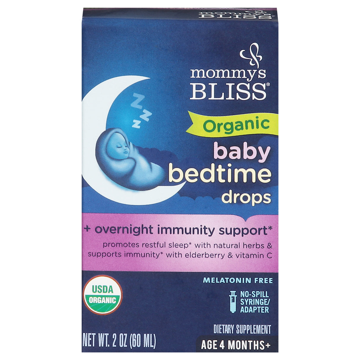 Mommy's Bliss Baby Bedtime Drops, Organic Gripe Water Alternative, 2 fl oz